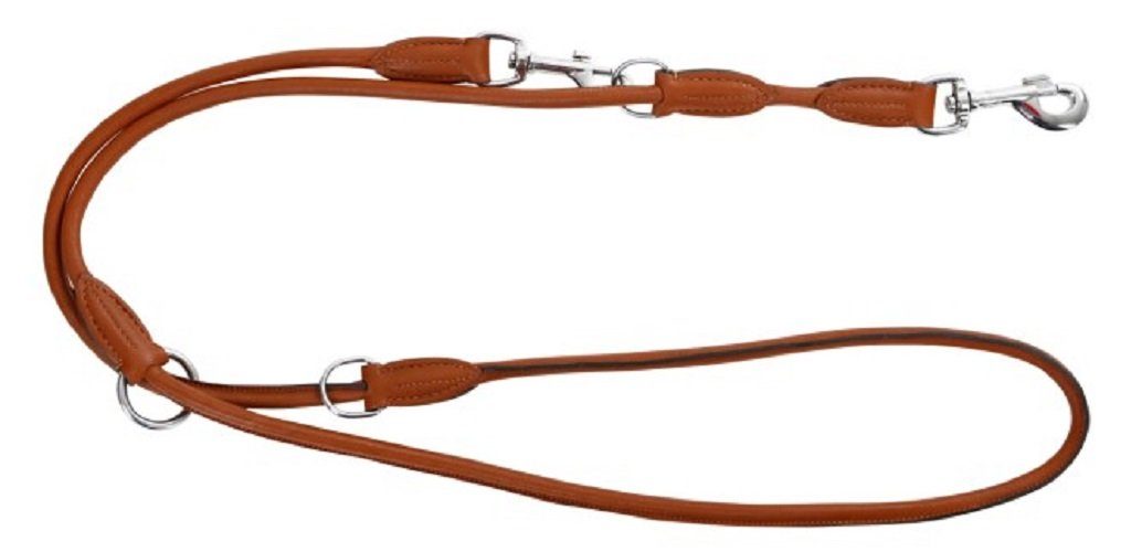 Kerbl Leine Kerbl Rundleder-Führleine Roma cognac 81098