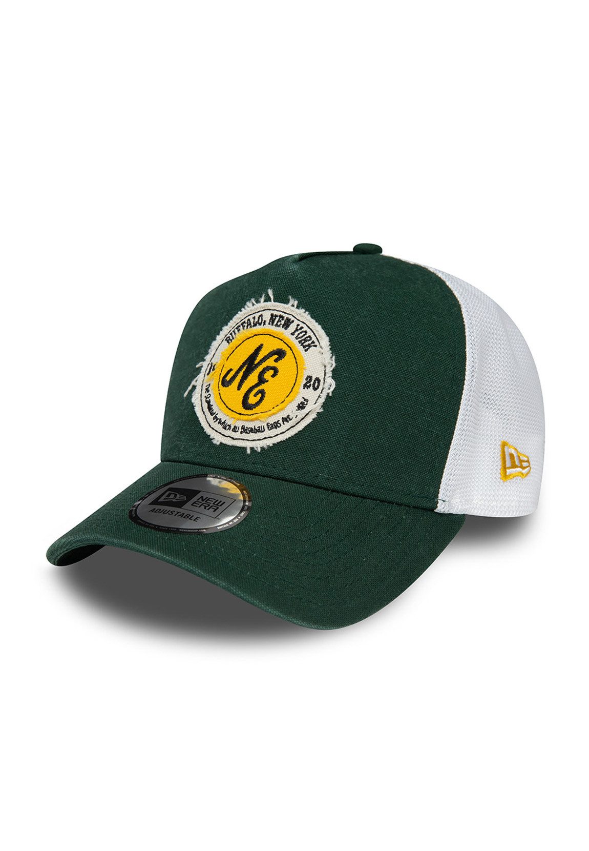 New Era Trucker Cap New Era NE Washed Trucker Adjustable NE LOGO Grün Weiß