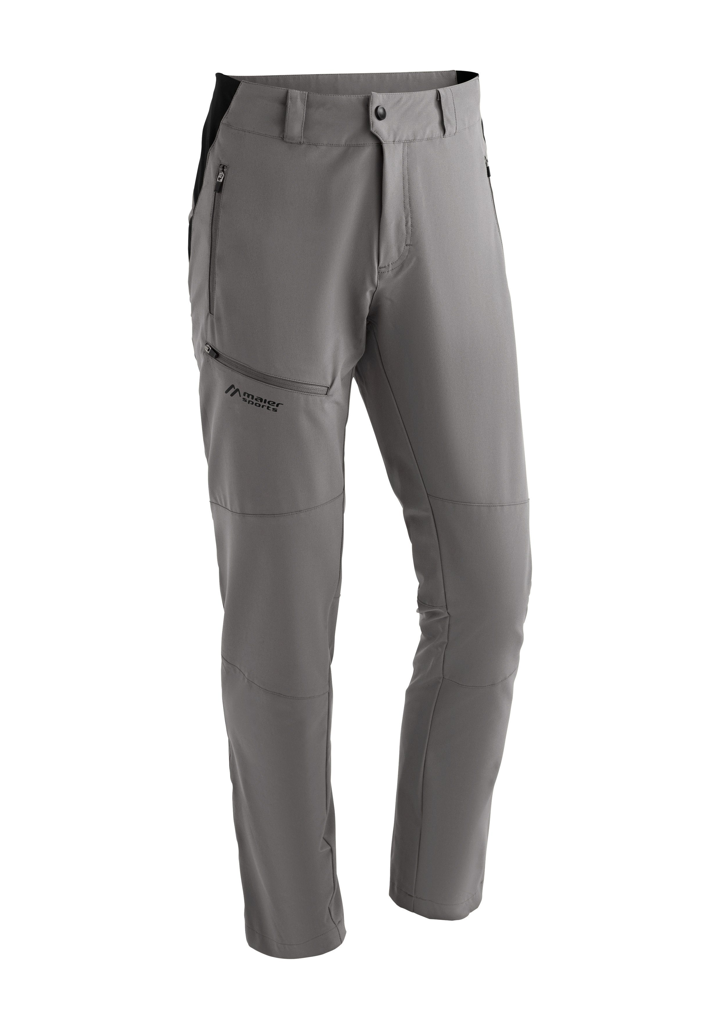 Maier Sports Outdoorhose Latit Vario M Herren Wanderhose, lange Outdoor-Hose, Trekkinghose mittelgrau