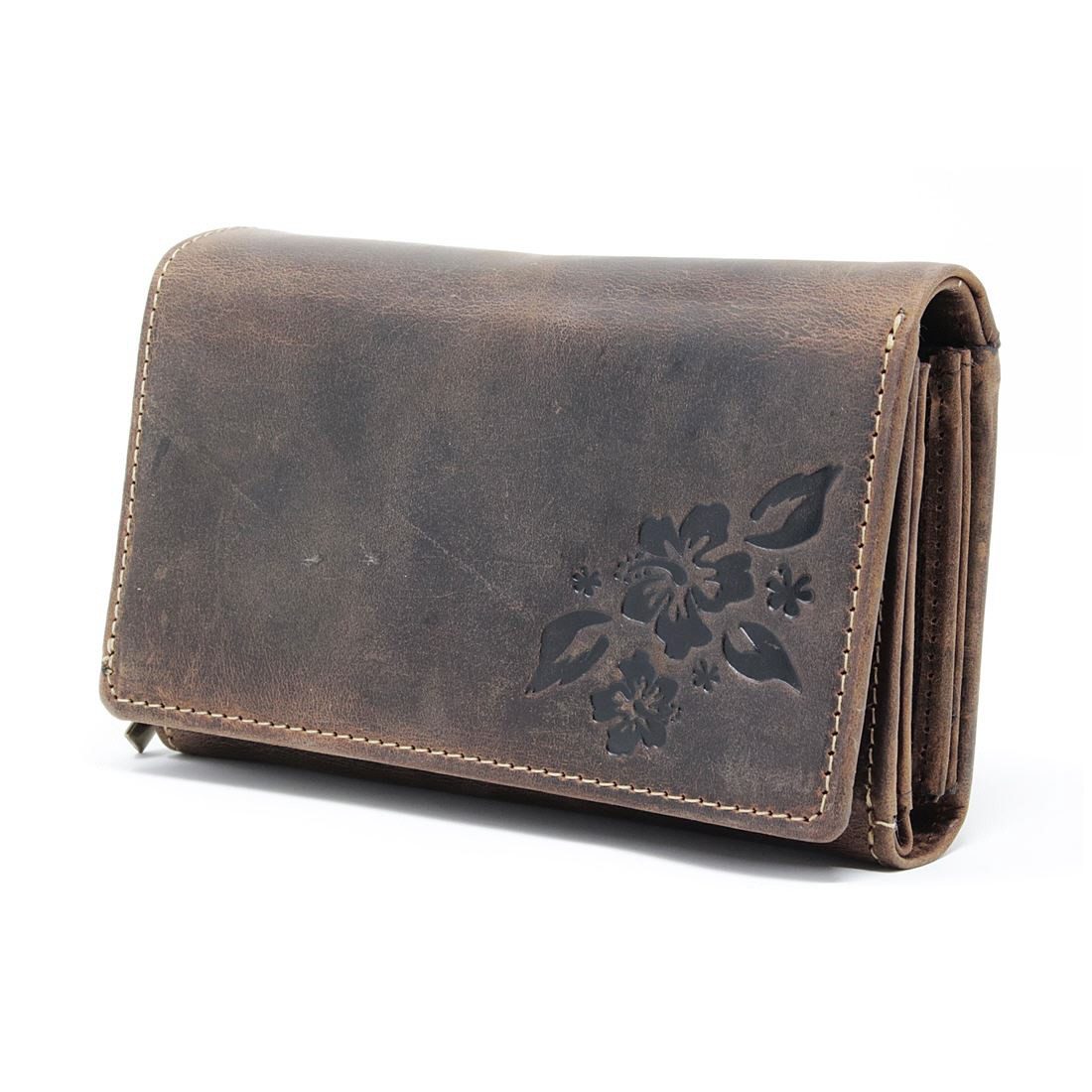 SHG Geldbörse Damenbörse Leder Portemonnaie Brieftasche Leder Geldbörse Mün günstig online kaufen