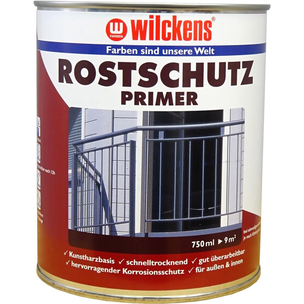 Wilckens Farben Rostblocker Rostschutzprimer, Rotbraun, 750 ml