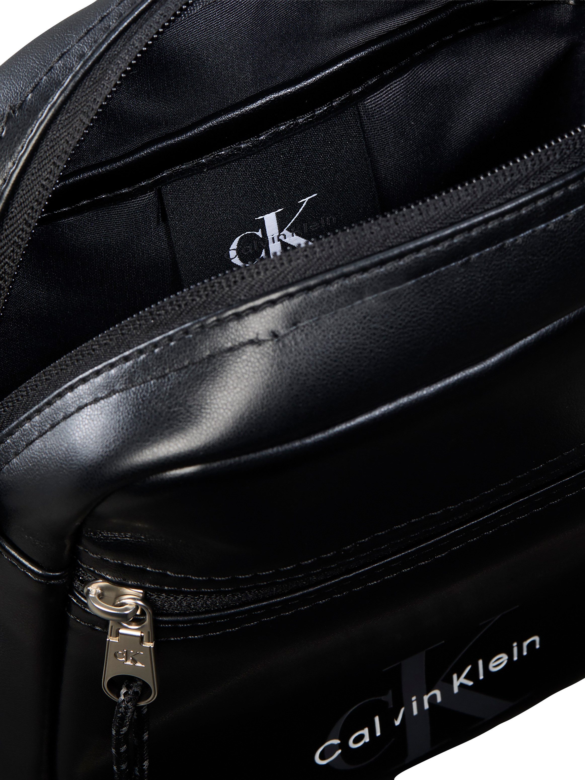 Calvin Klein Umhängetasche BOLD LOGO WEBBING REPORTER, Schultertasche, Herren Body Bag mit Reißverschluss