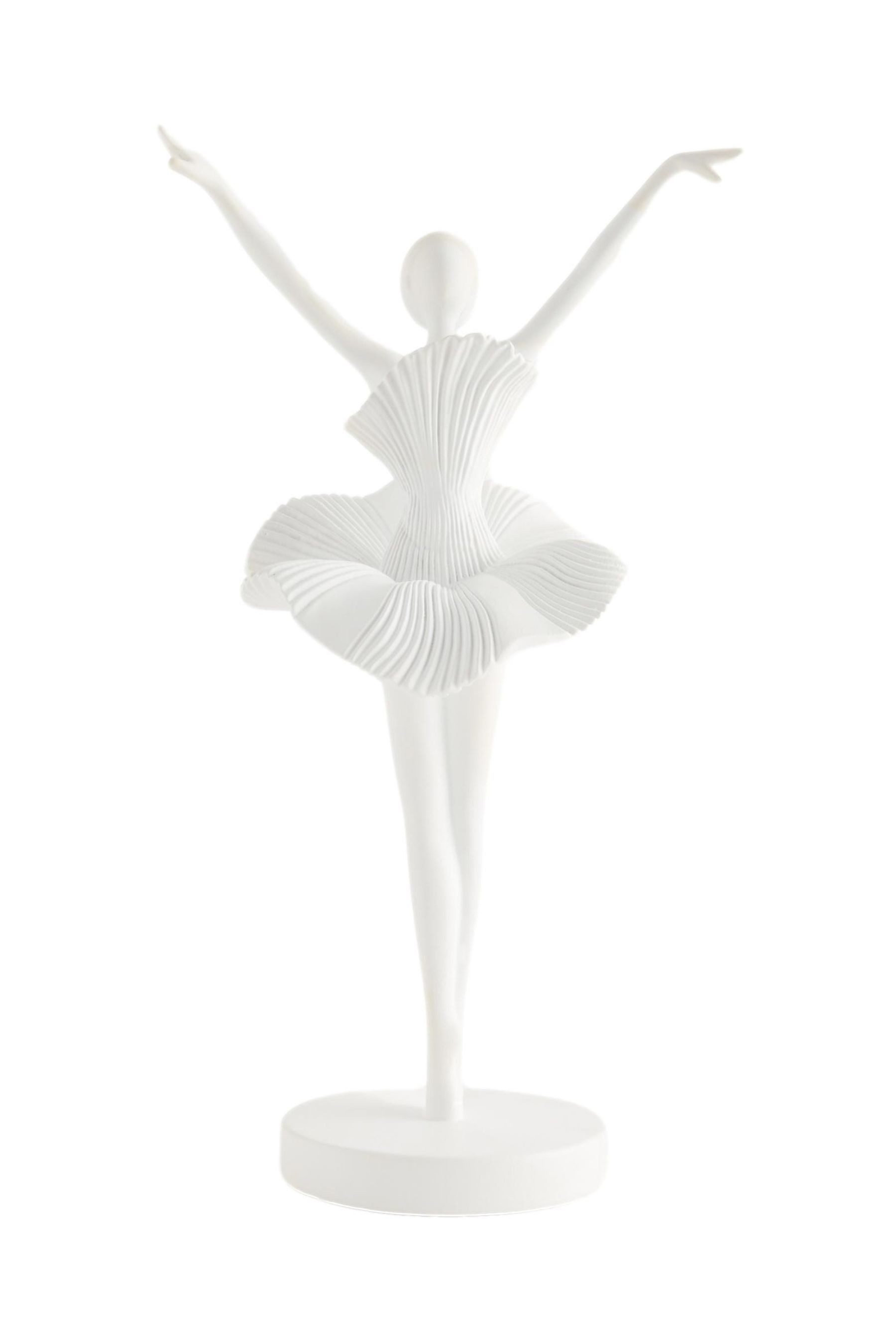 Dekokugel Ornament, Ballerina/plissiert