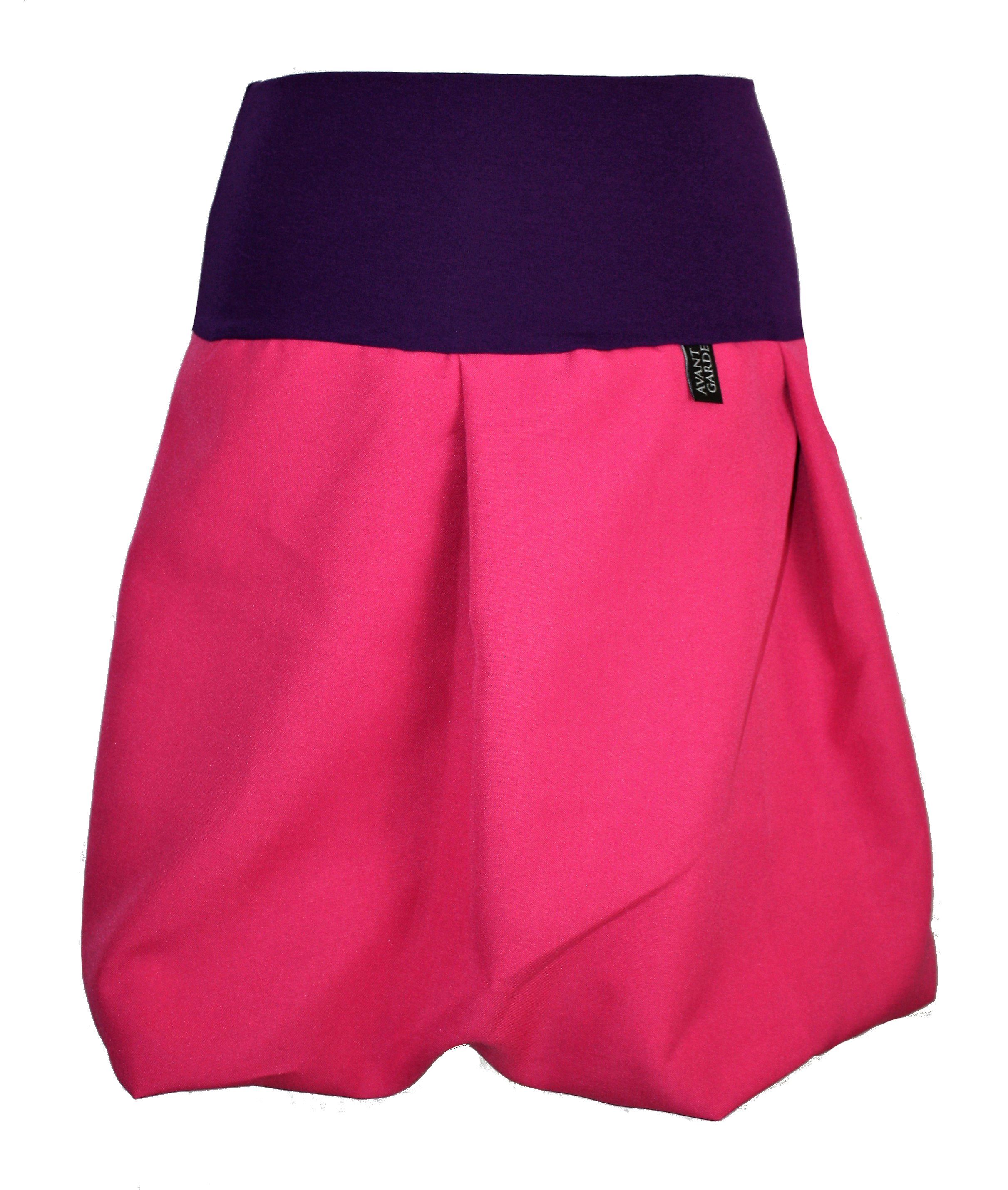 dunkle design Ballonrock A-Linie Pink Lila günstig online kaufen