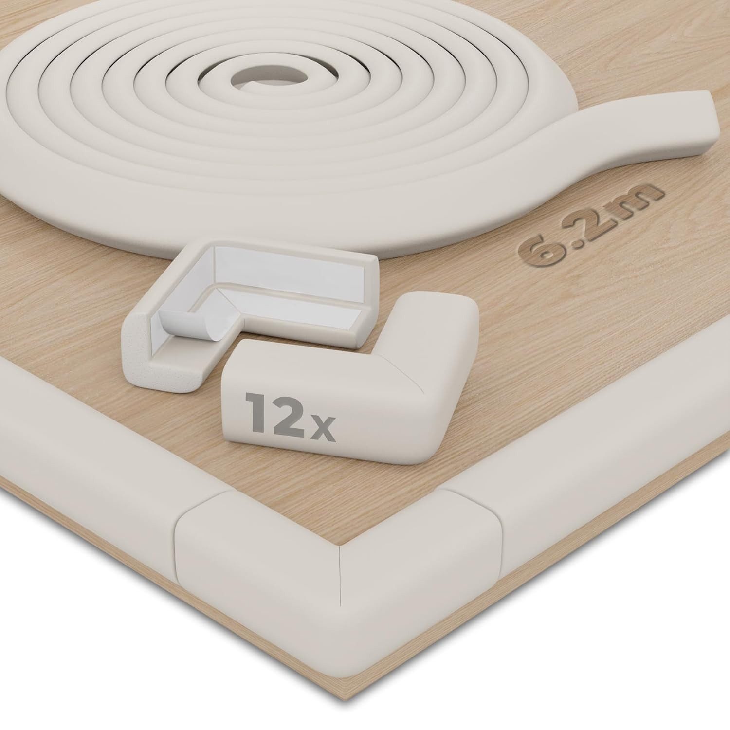 Hoffenbach Kindersicherung Защита края-Set aus Schaumstoff, Eckenschutz und Fingerschutz