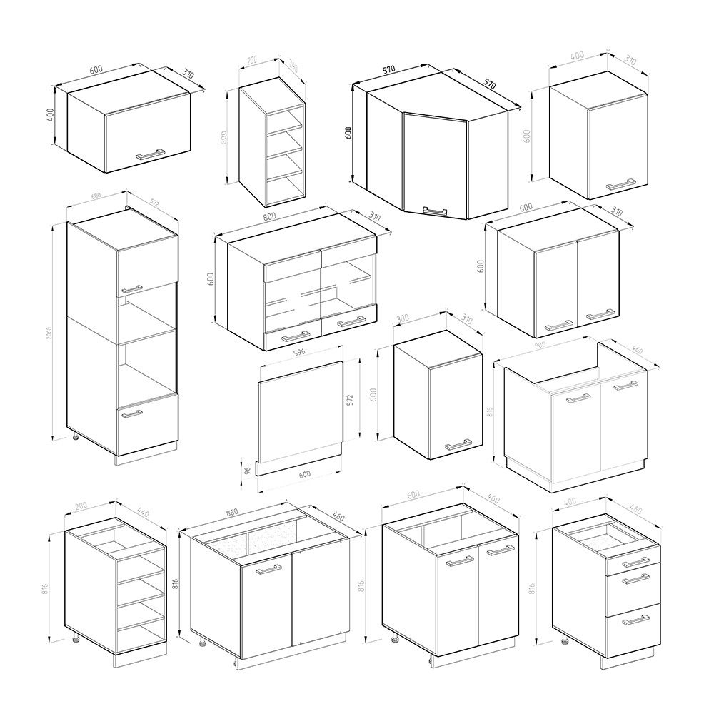 Vicco Winkelküche R-Line, Weiß Hochglanz/Weiß, Ohne günstig online kaufen