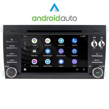 TAFFIO Für Porsche Cayenne 9PA BOSE 7" Touch Android Autoradio GPS CarPlay Einbau-Navigationsgerät