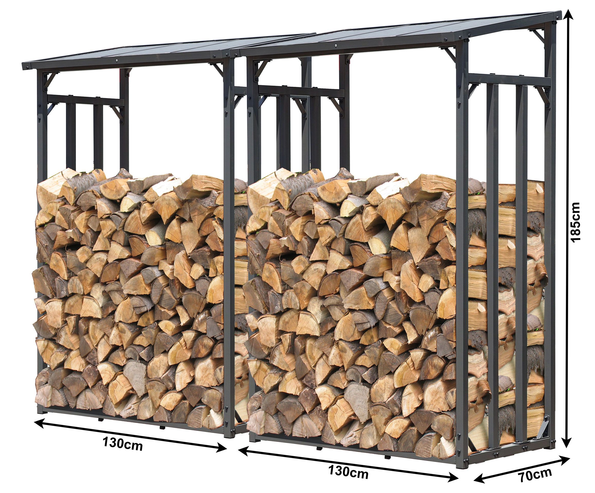 Quick Star Kaminholzregal 2 Stück Kaminholzregal günstig online kaufen