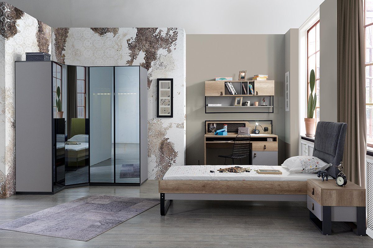 Kapa Möbel Schlafzimmer-Set Corner mit Eckschrank