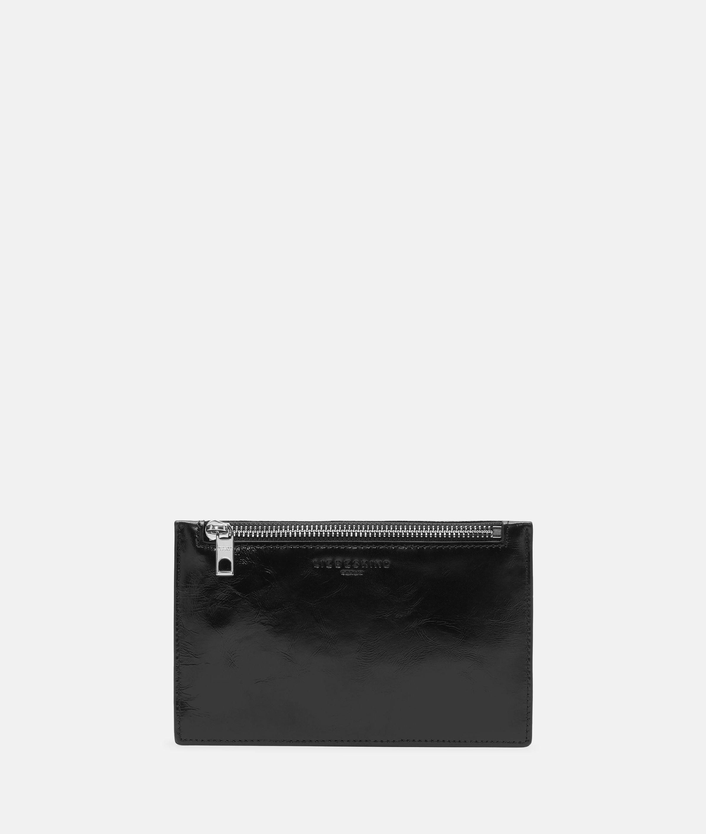 Liebeskind Berlin Kosmetiktasche Kiwi Pouch S, Handliche Pouch aus Rindsleder mit glossy Finish