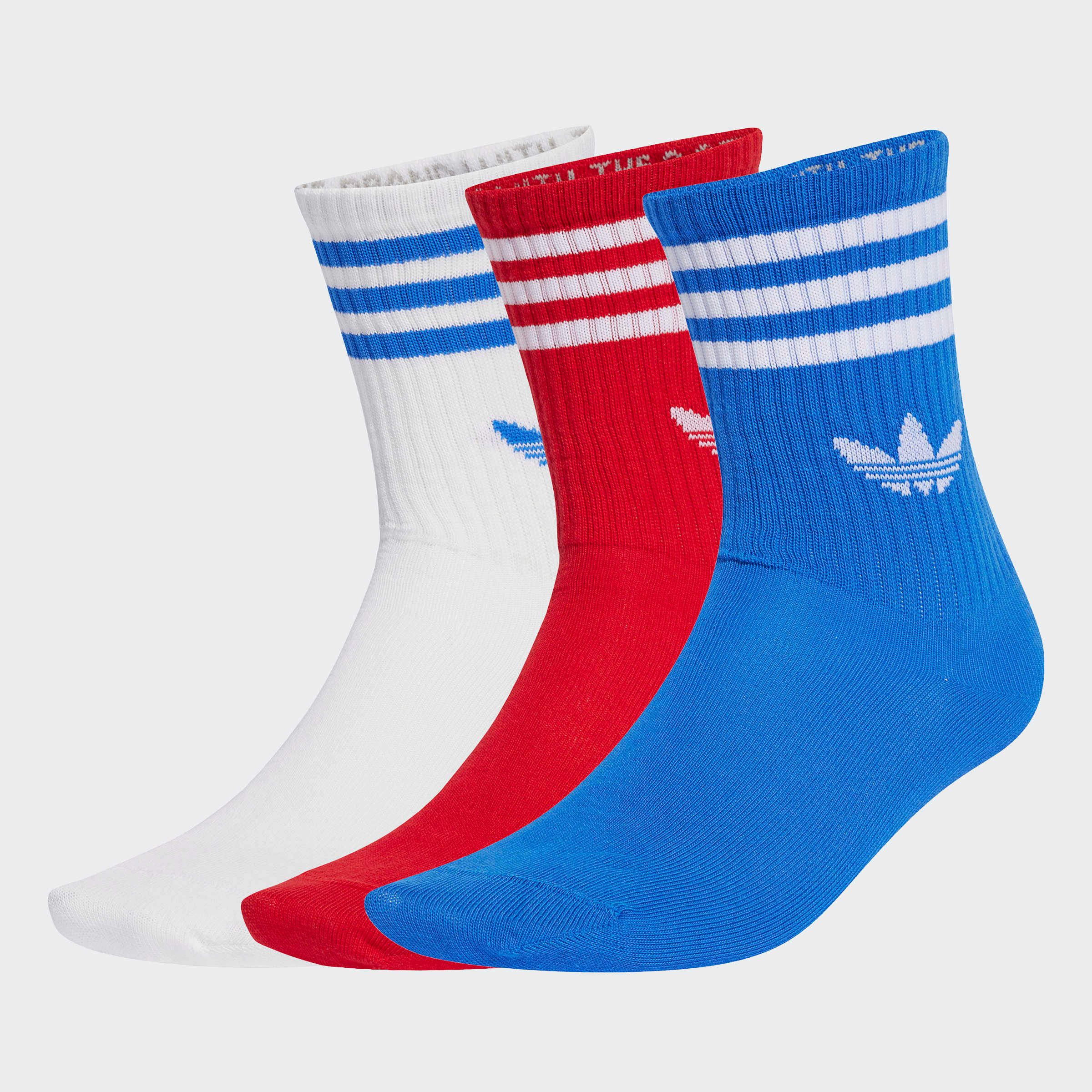 adidas Originals Sportsocken 3-STREIFEN CREW 3ER-PACK (3-Paar) knöchellange Passform, mit 3-Streifen