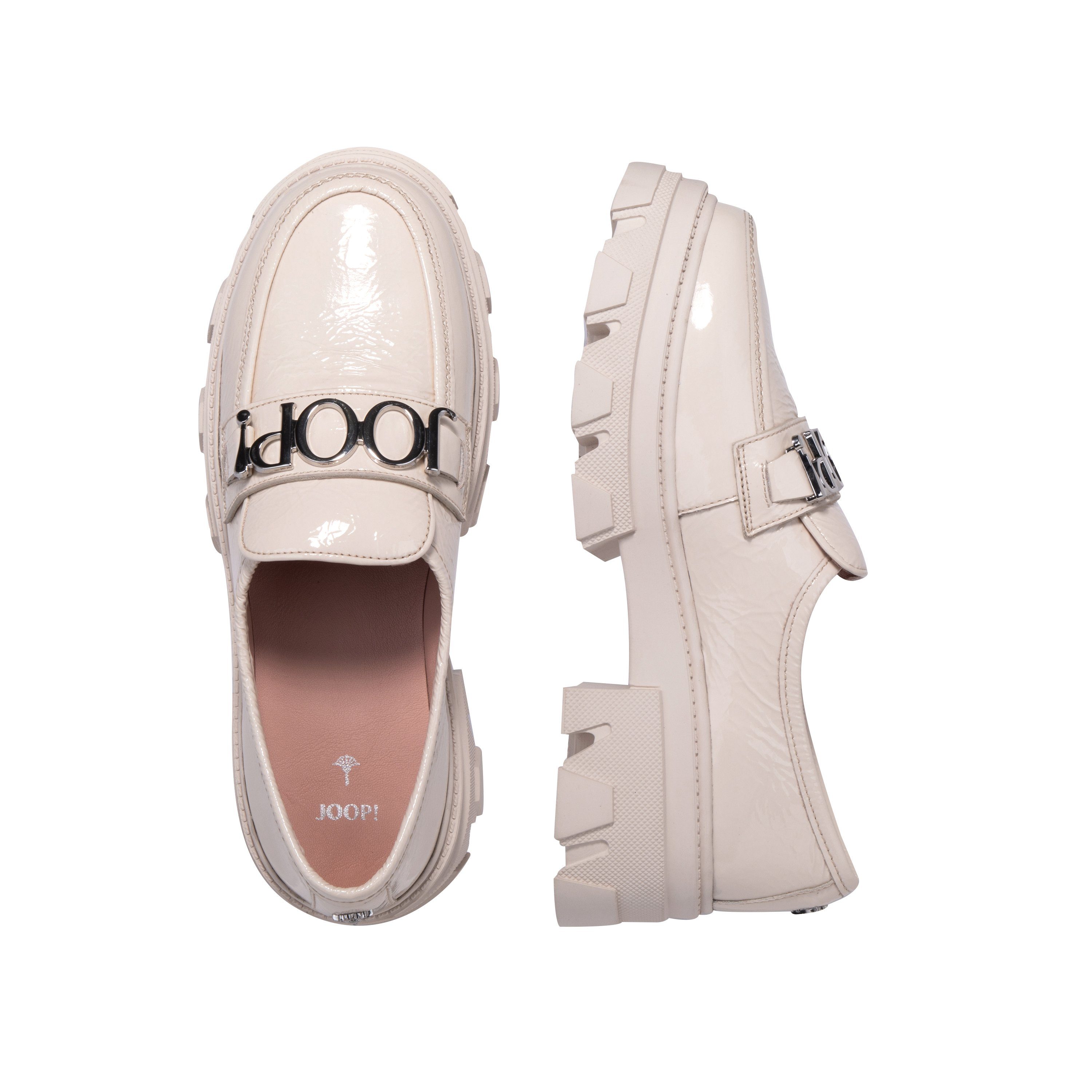 cow leather, inner: Slipper Joop! cow white outer: leather
