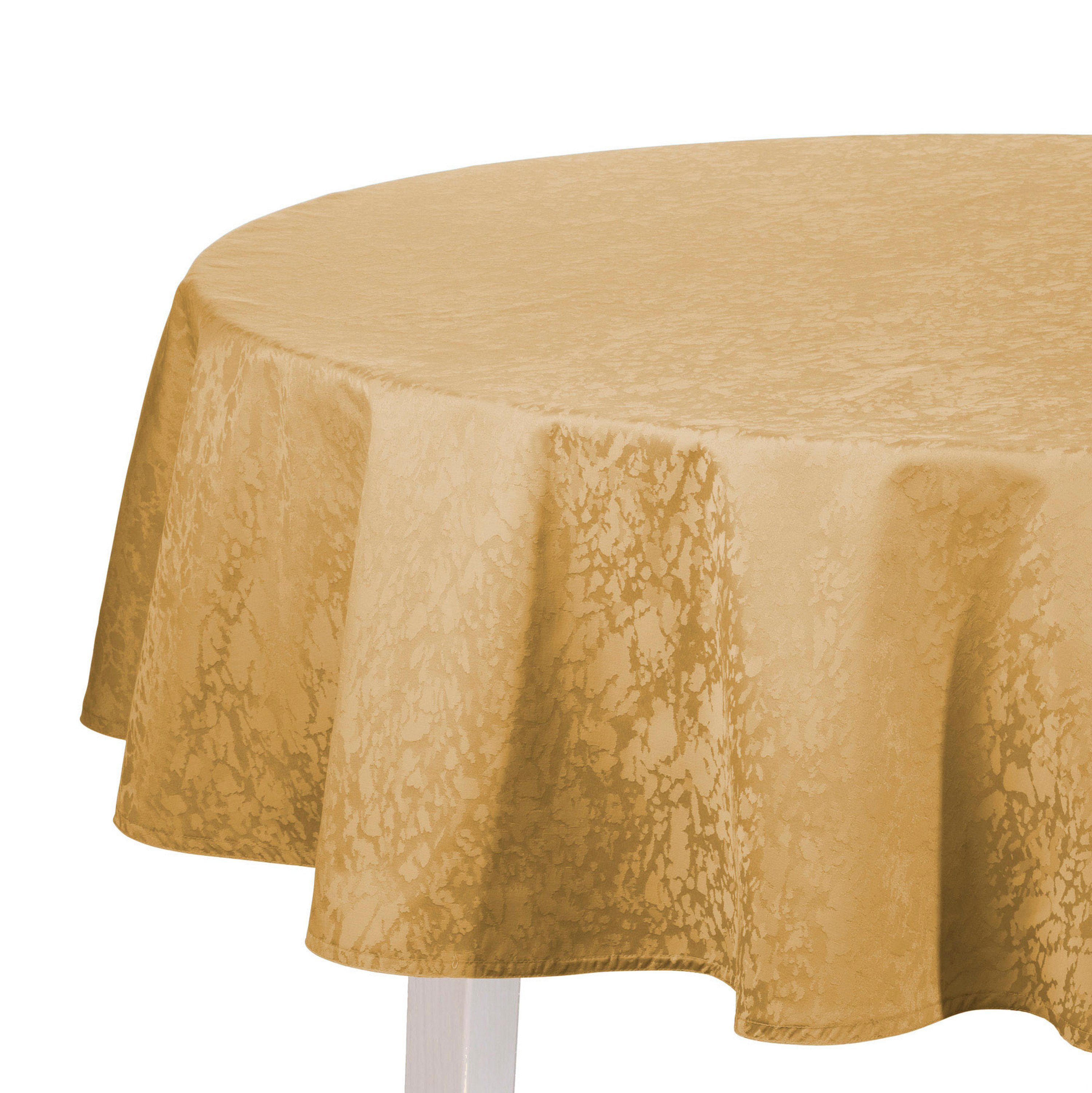 PICHLER Tischband Mitteldecke (1-tlg) Tischläufer MARBLE, Größen, Serviette verschiedene gold Pichler