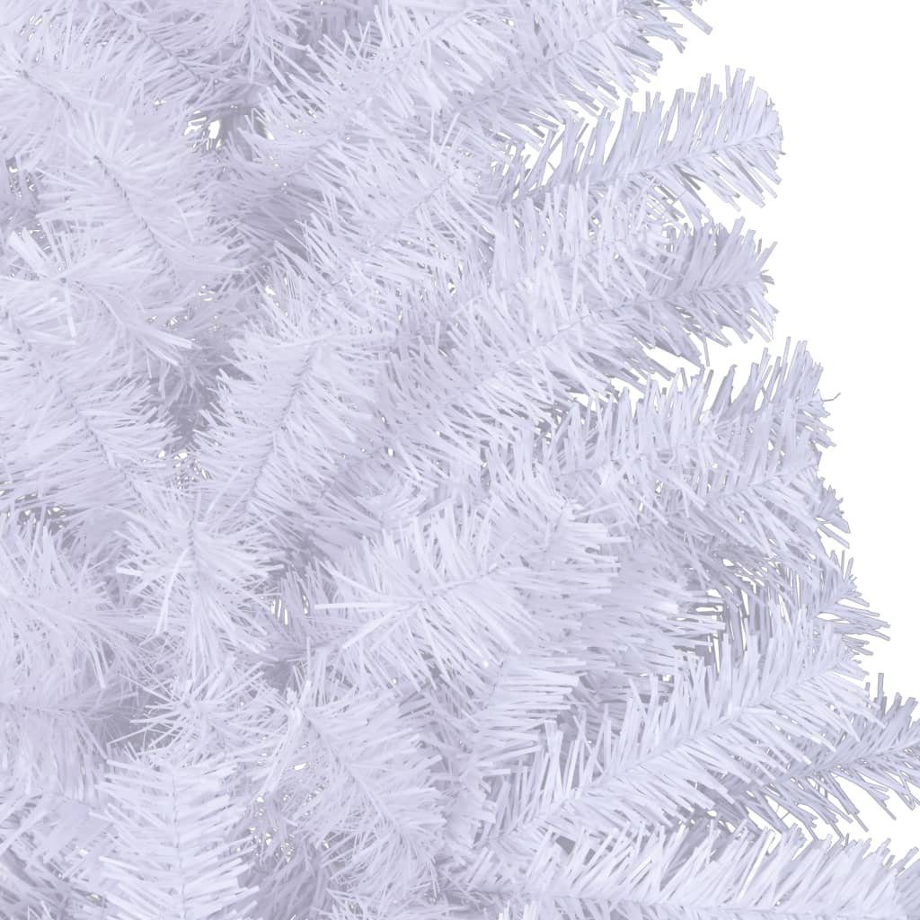 Künstlicher furnicato Ständer Halb-Weihnachtsbaum PVC Weihnachtsbaum Künstlicher cm mit Weiß 240