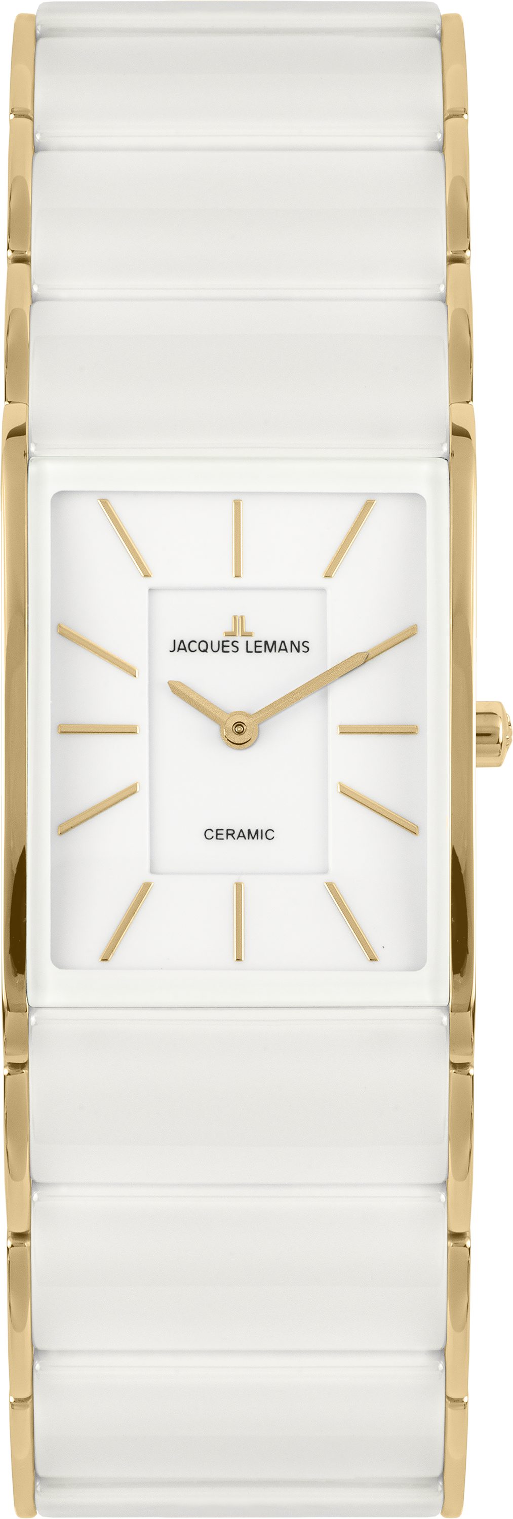 Jacques Lemans Quarzuhr Dublin 1-2214D, Armbanduhr, Damenuhr, Keramik, analog