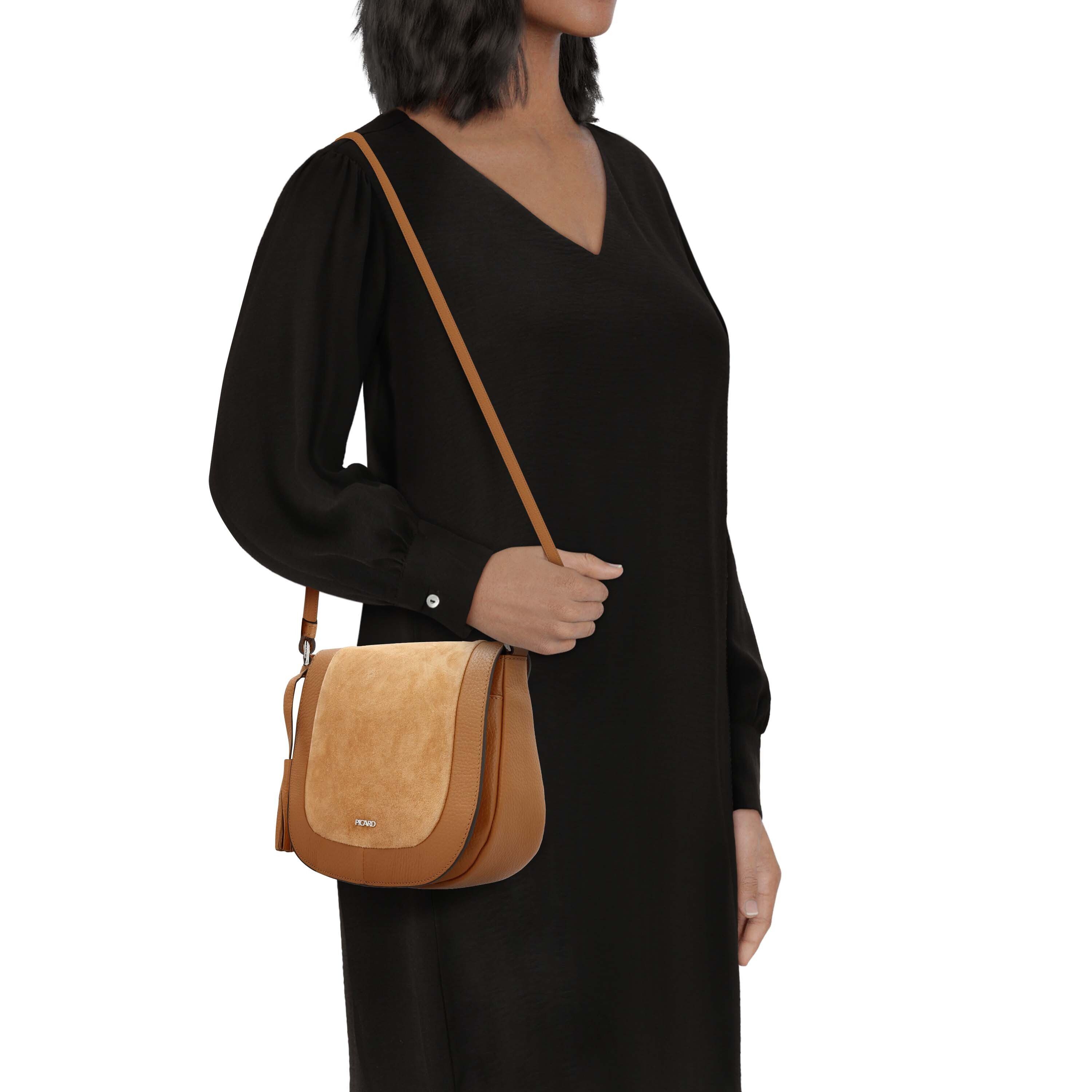 Picard Schultertasche PICARD Schultertasche Journey aus Echtleder