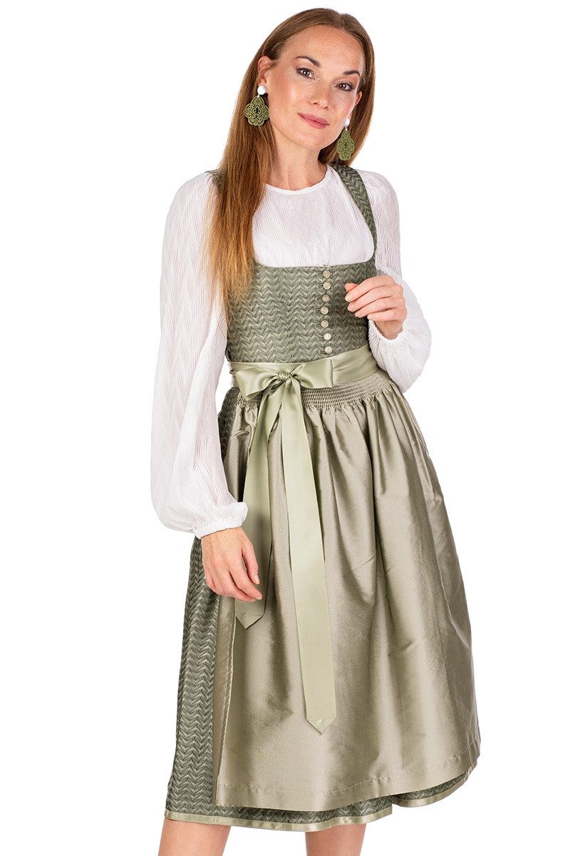 MarJo Dirndl Midi Dirndl 2tlg. - GOTTESZELL - pinie günstig online kaufen