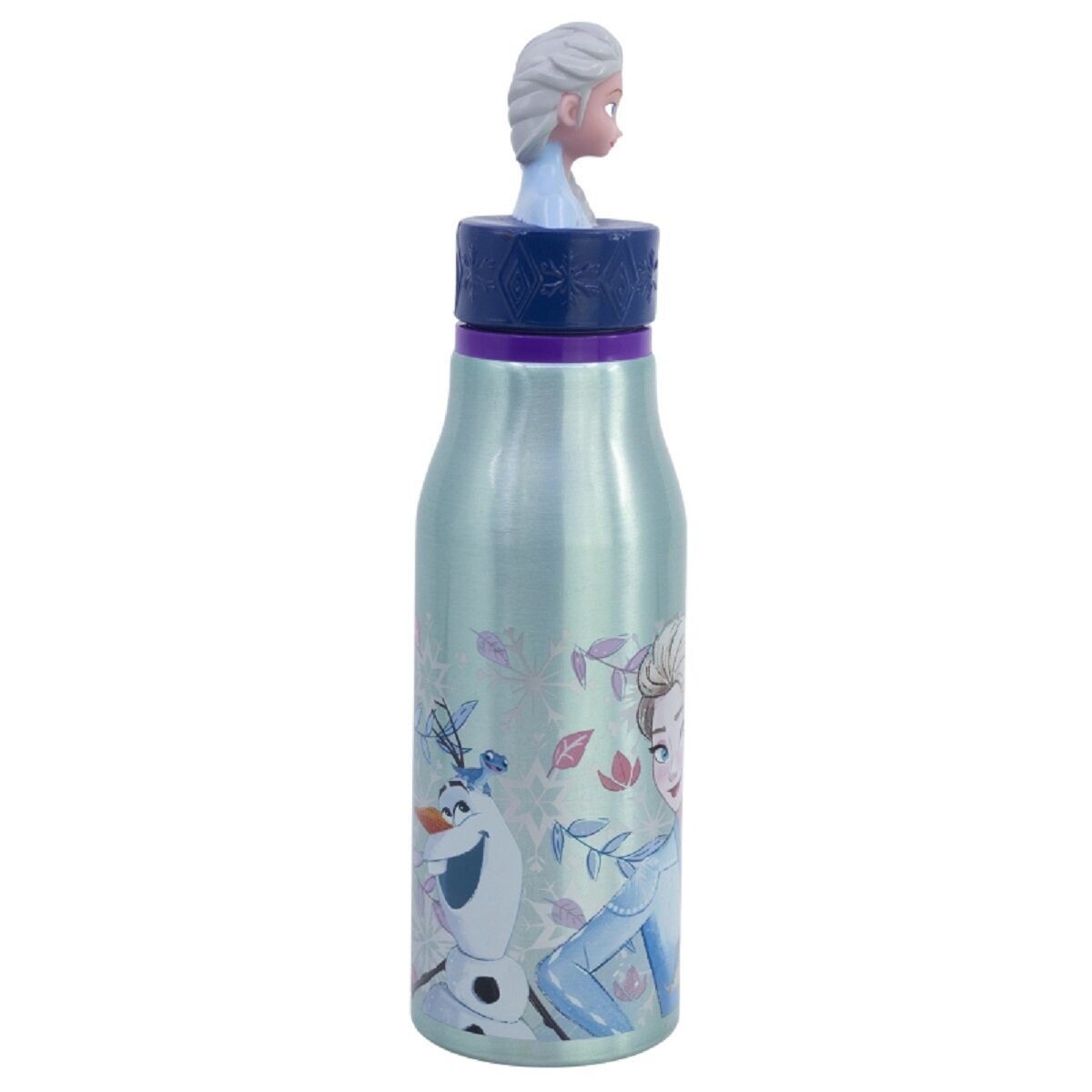 Disney Trinkflasche Disney Frozen Trinkflasche Aluminium, 690ml, mit Sicherheitsverschluss