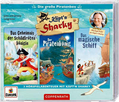 Coppenrath Hörspiel Käpt'n Sharky - Die große Piratenbox (3 CDs)