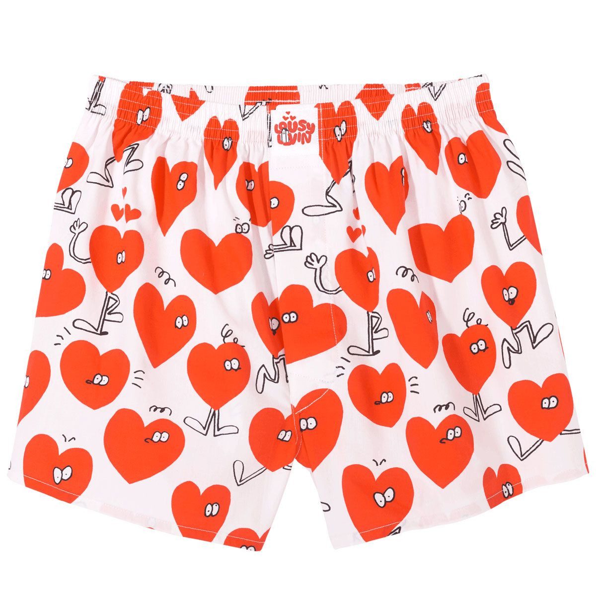 Lousy Livin Boxershorts Valentines mit Herzen