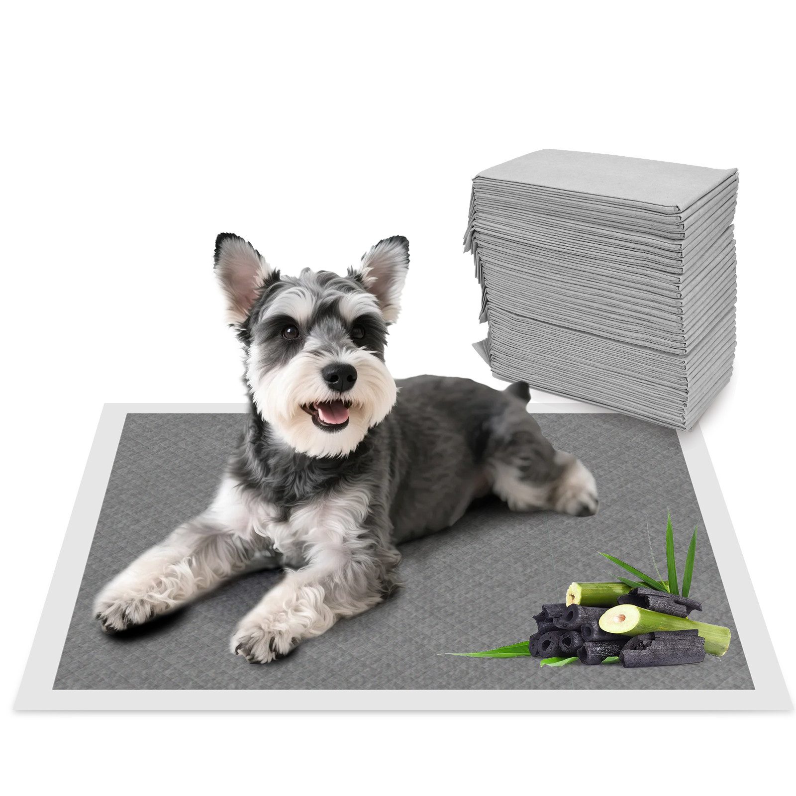 nobleza Hundewindel Welpenunterlage mit Aktivkohle Neutralisiert Gerüche Matten für Hunde