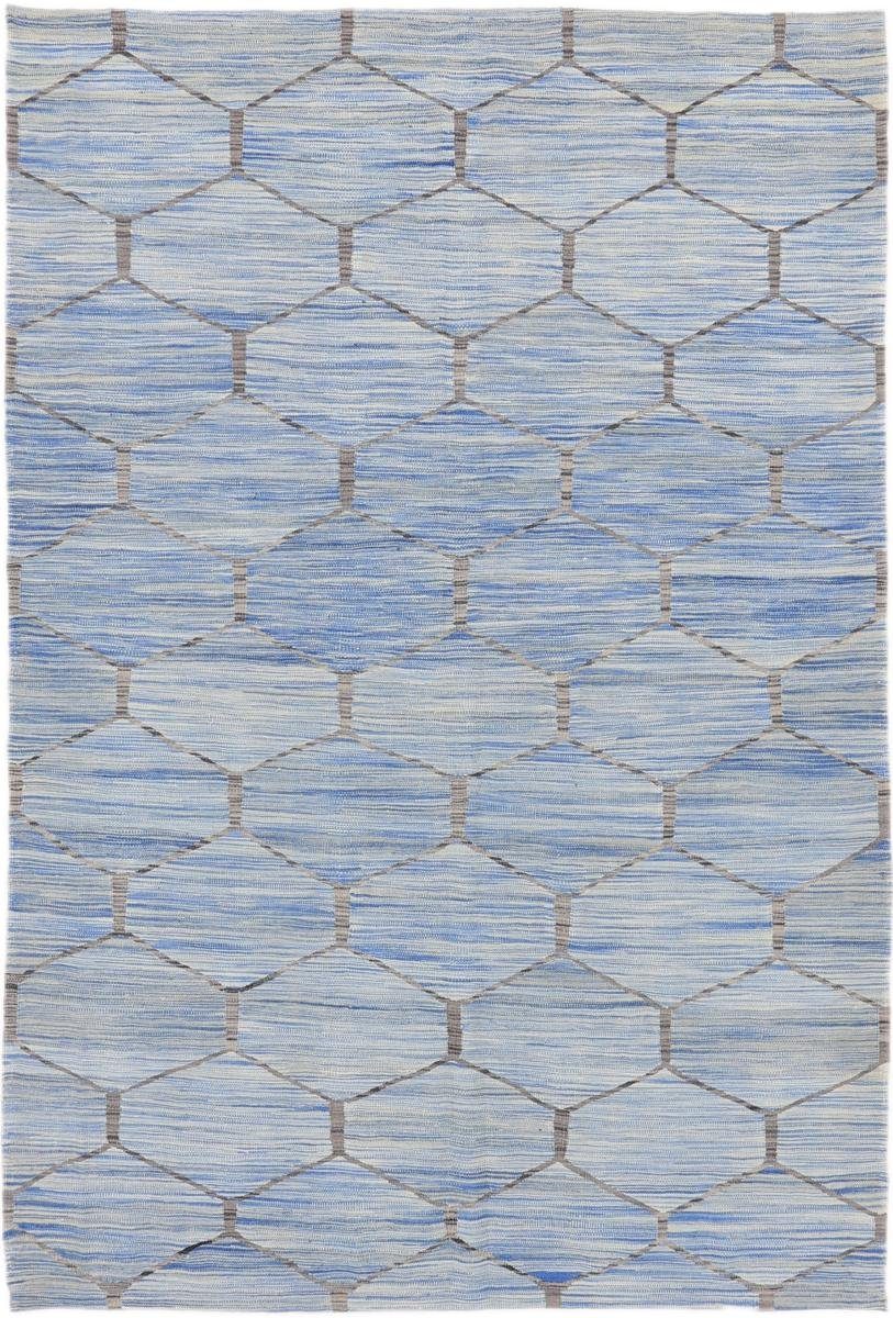Orientteppich Kelim Afghan Design 202x299 Handgewebter Orientteppich, Nain Trading, rechteckig, Höhe: 3 mm
