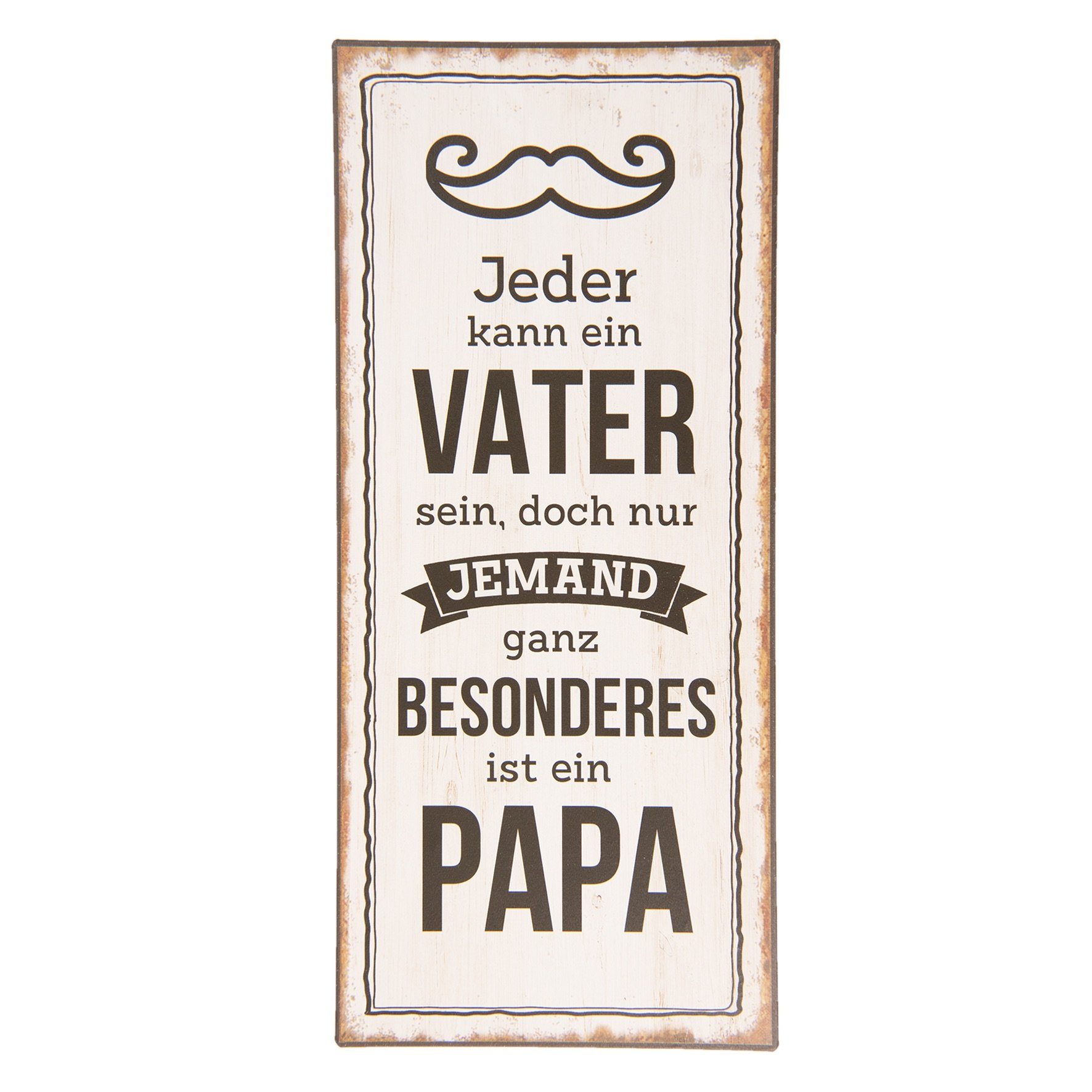 Clayre & Eef Wandbild, Sprüche, Vintage günstig online kaufen