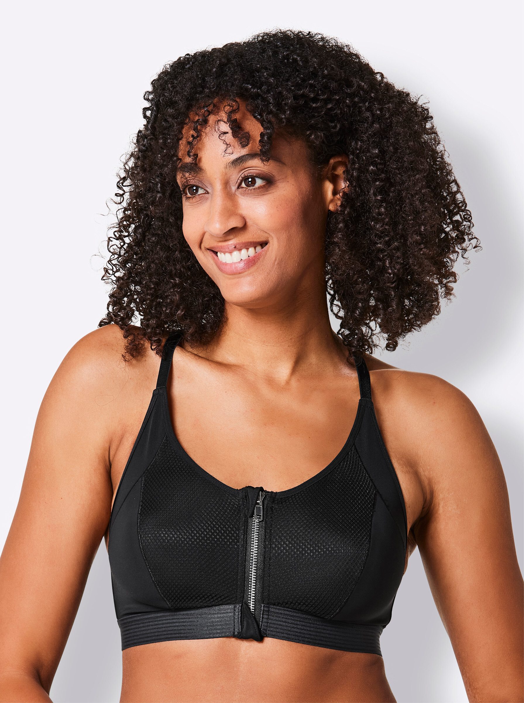 Witt Bügelloser BH Vorderverschluss-BH ohne Bügel