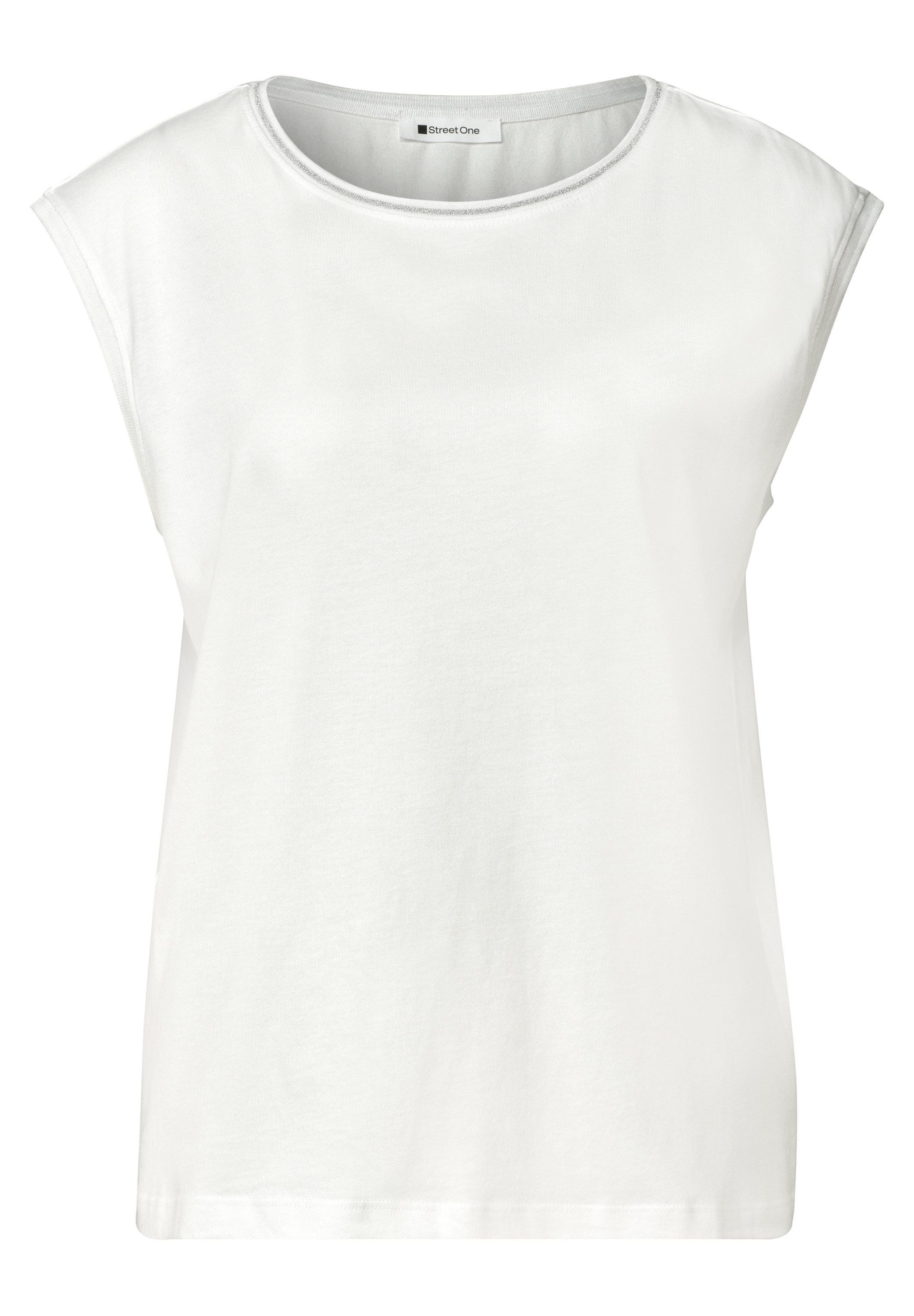 STREET ONE T-Shirt in Unifarbe – Bild 4 von 5