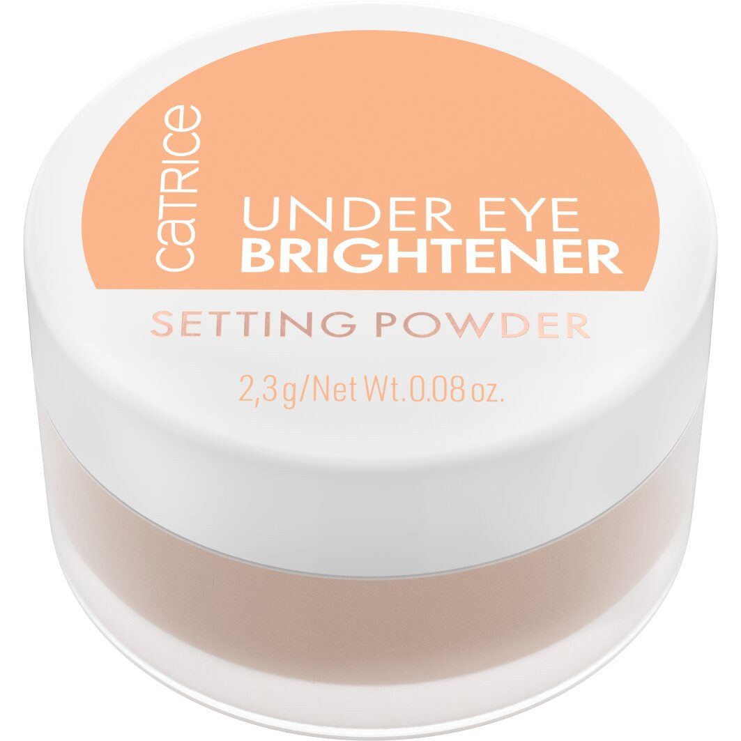 Catrice Puder UNDER EYE BRIGHTENER SETTING POWDER, 3-tlg., Loses Puder, frisches und strahlendes Finish, pflegt die Haut.