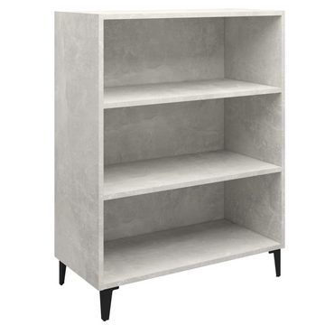 furnicato Sideboard Betongrau 69,5x32,5x90 cm Holzwerkstoff