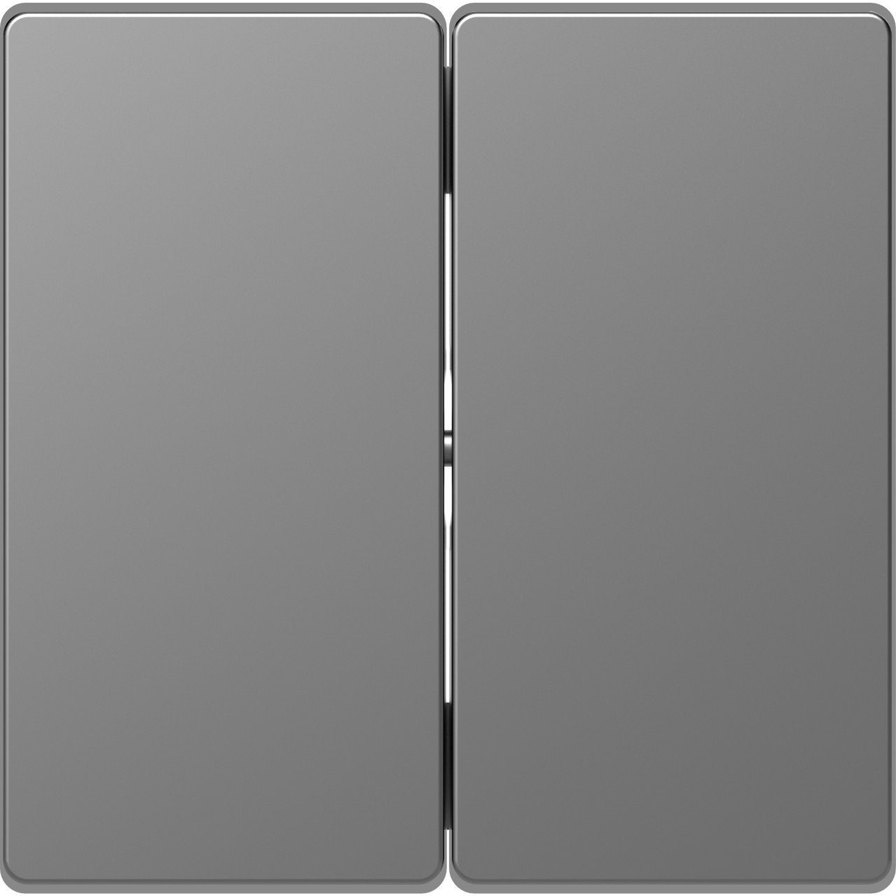 merten Aufputz-Einspeise-Steckdose Merten Serien-Wippe System Design, Edelstahl