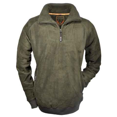 Hubertus® Hunting Troyer Fleece-Troyer Fleecepullover Jagdpullover Ansitzpullover Oefele Jagd