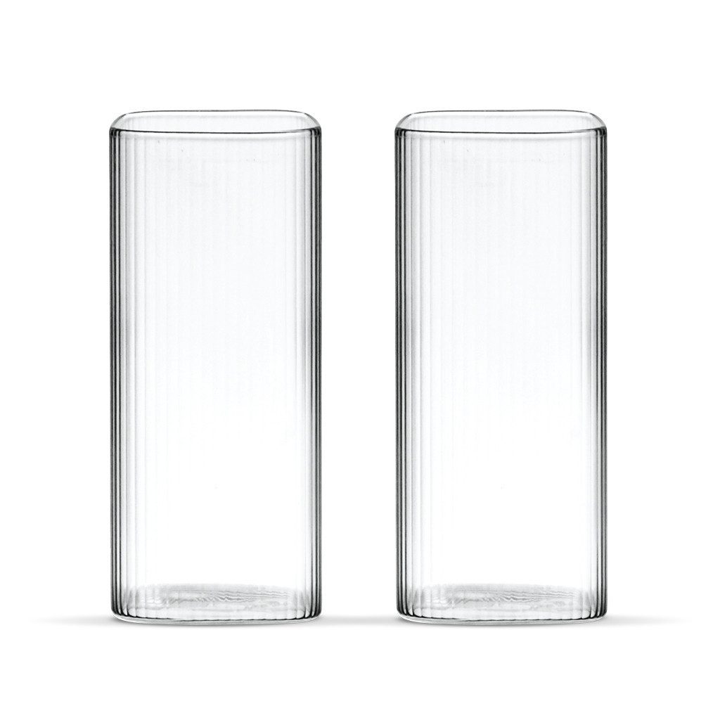 EKA Gläser-Set Kare Riffle Glas, 2-tlg., Glas