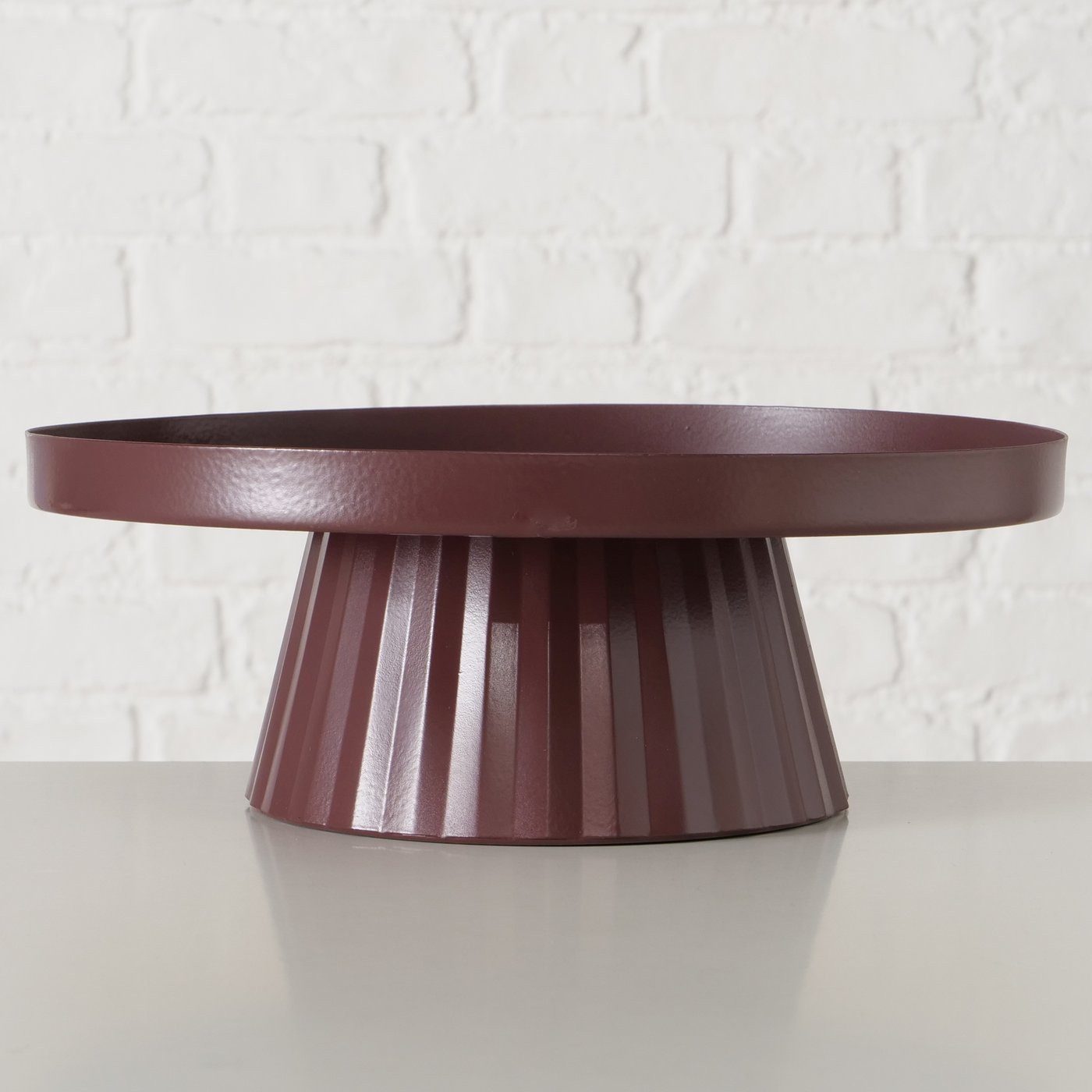 BOLTZE GRUPPE GmbH Etagere Boltze Etagere Marona, Metall rot, Ø 28cm, 2085030