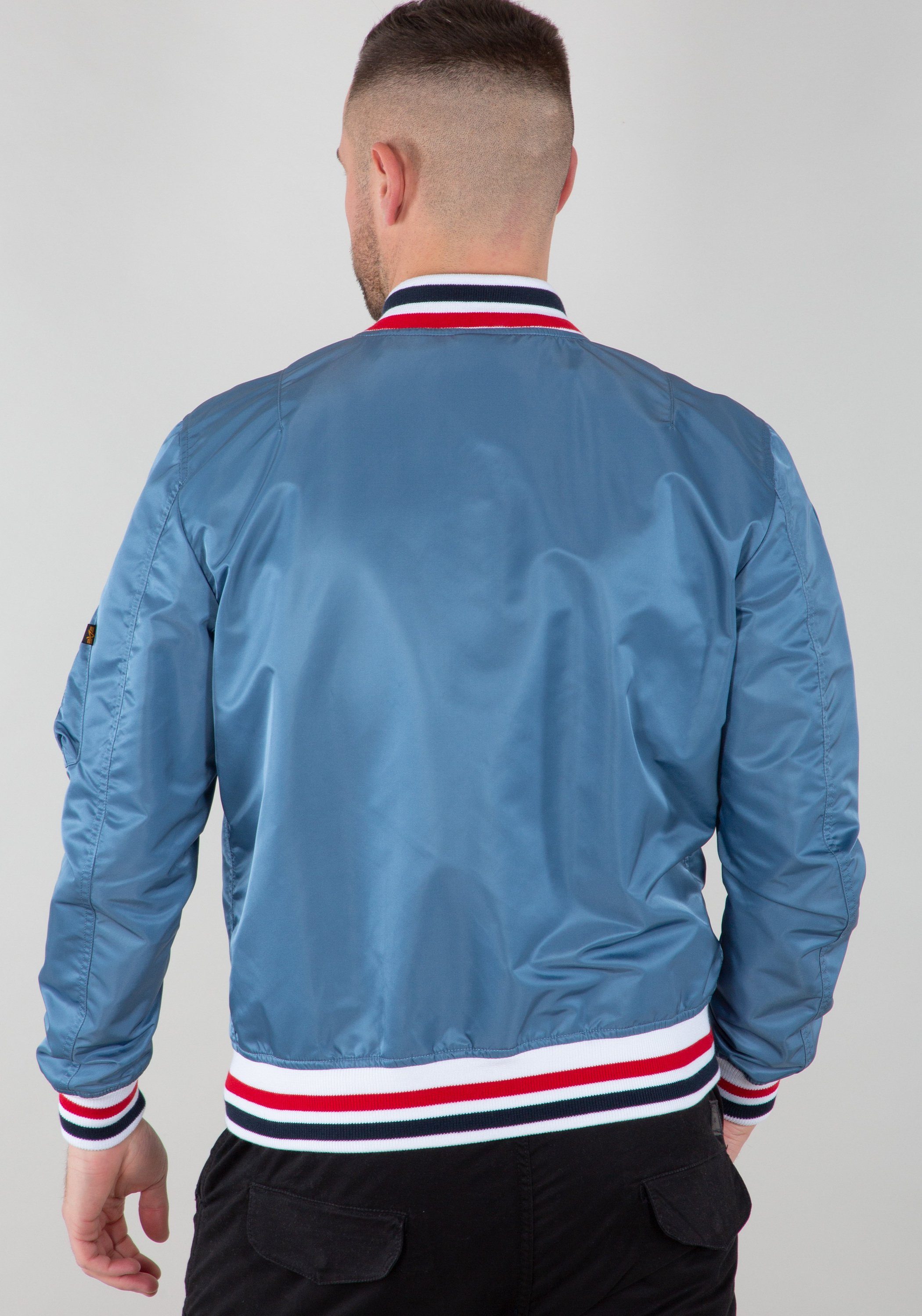 Men Alpha LW Bomber Industries Flight - MA-1 & Tipped Bomberjacke Jackets Alpha Industries