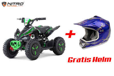Nitro Motors Dirt-Bike NITRO MOTORS 1000W Eco mini Kinder Quad Python SP Sport 6", 3 Gang