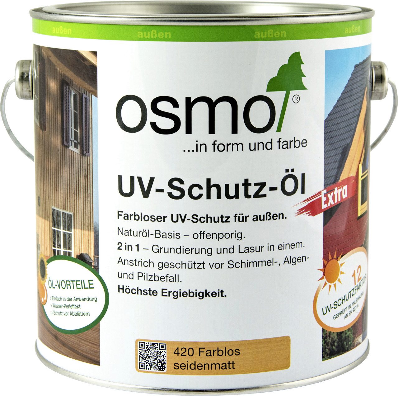 Osmo Hartholzöl Osmo UV-Schutz-Öl Extra 2,5 L farblos