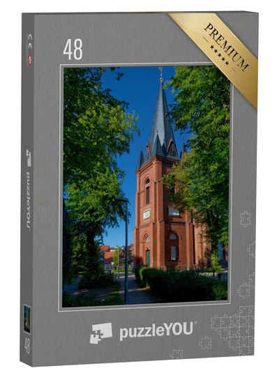 puzzleYOU Puzzle Turm der Kirche St. Martin in Cuxhaven, 48 Puzzleteile, puzzleYOU-Kollektionen