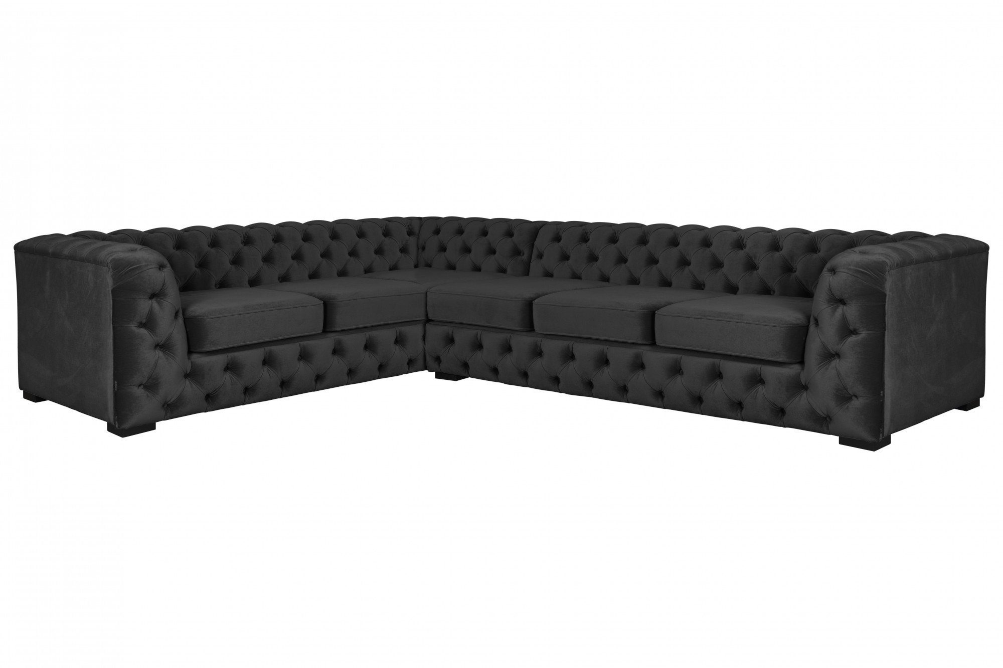 Home affaire Chesterfield-Sofa KALINA L-Form, hochwertig günstig online kaufen