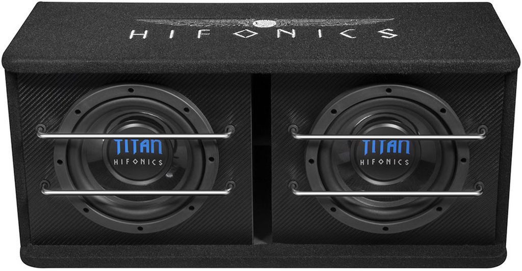 Hifonics TDA200R 2 x 20 cm (8) Aktiv-Dual-Bassreflex Subwoofer Auto-Subwoofer (300 W, max.: W 20 cm)
