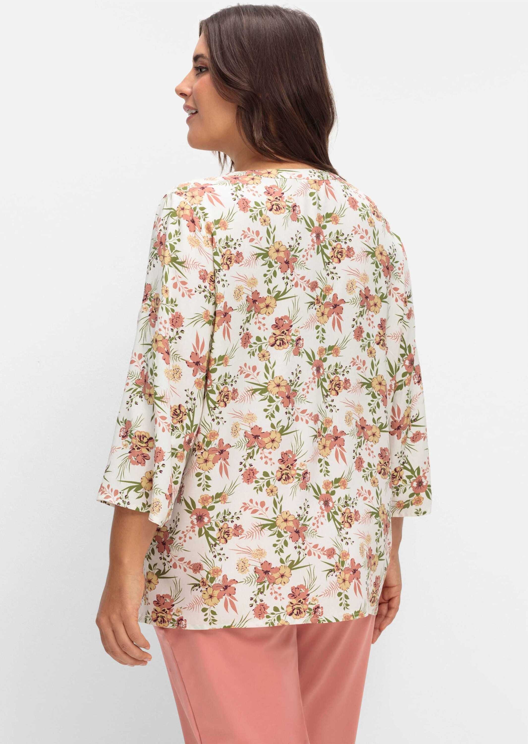 Sieh an! Klassische Bluse Bluse 3/4-Arm günstig online kaufen