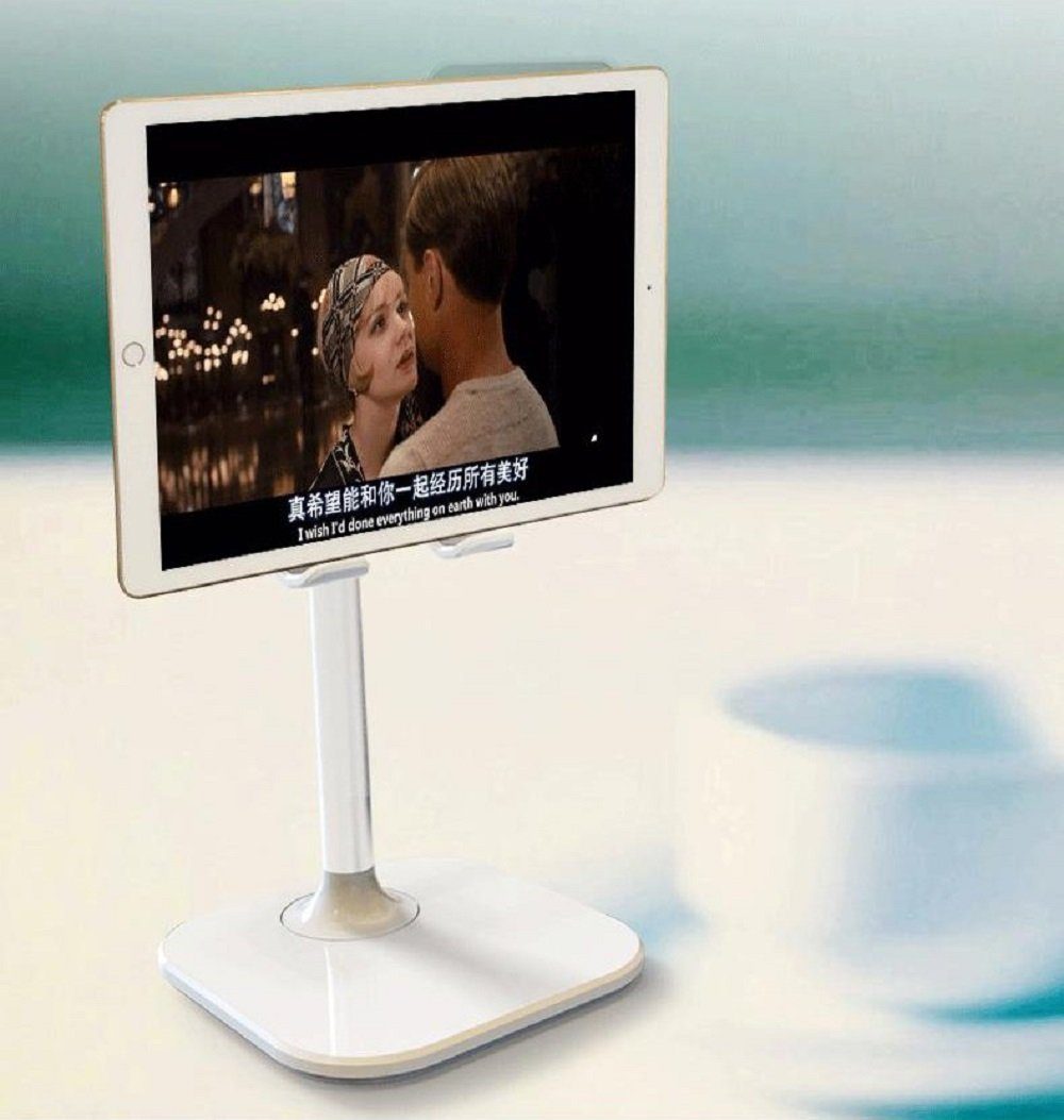 cofi1453 Handy-Halterung cofi1453 Handyhalterung Universal Desktop Halterung Tisch Ständer Handystand Tablet Halter kompatibel mit Smartphones