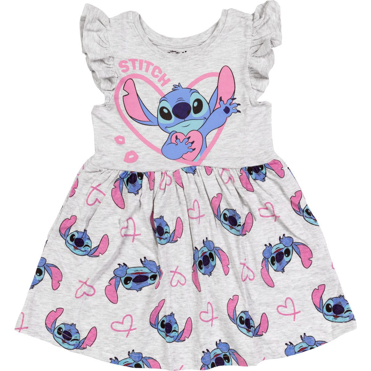 Disney Jerseykleid Lilo & Stitch Mädchen (1-tlg) Bekleidung, Outfit, Dress, Robe, Sommerkleid