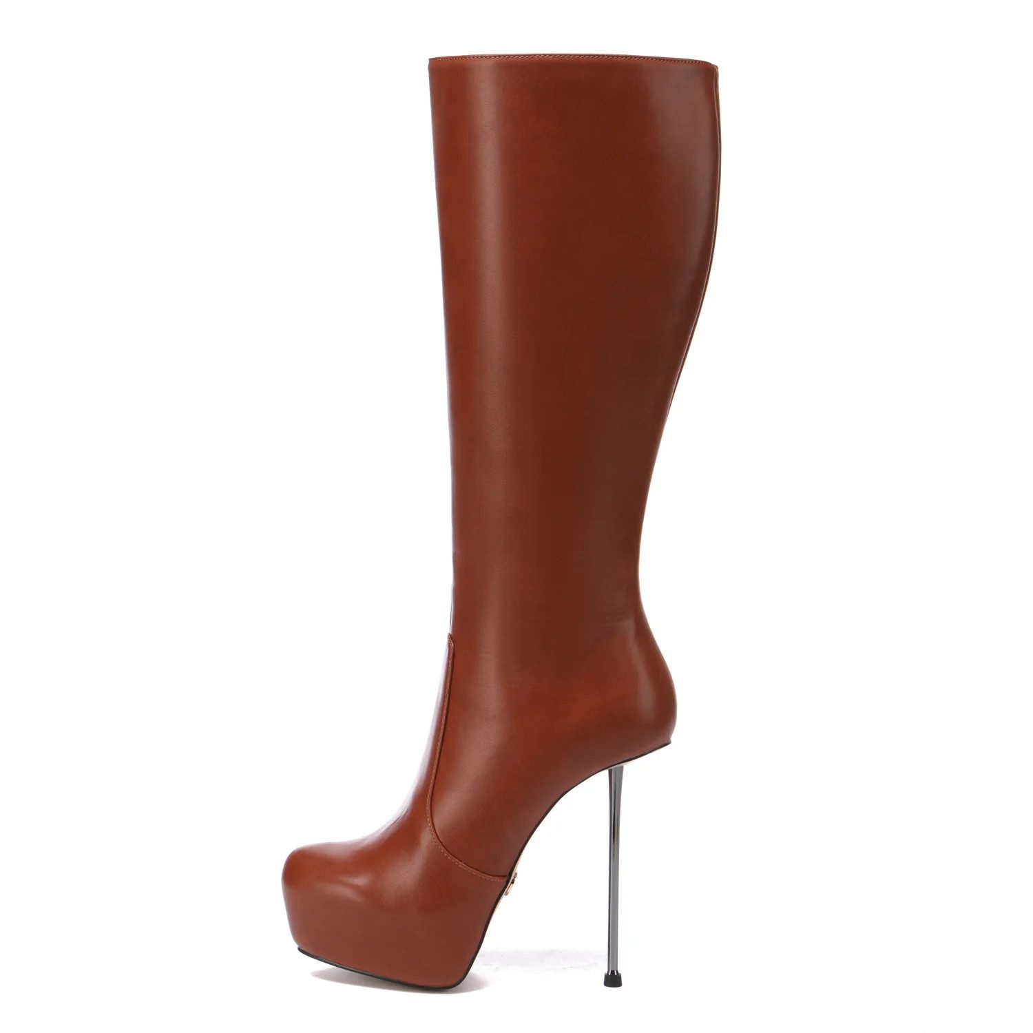 Giaro BEVERLEY High-Heel-Stiefel 14 cm Absatzhöhe, 4 cm Plateau, hochwertiges veganes Leder