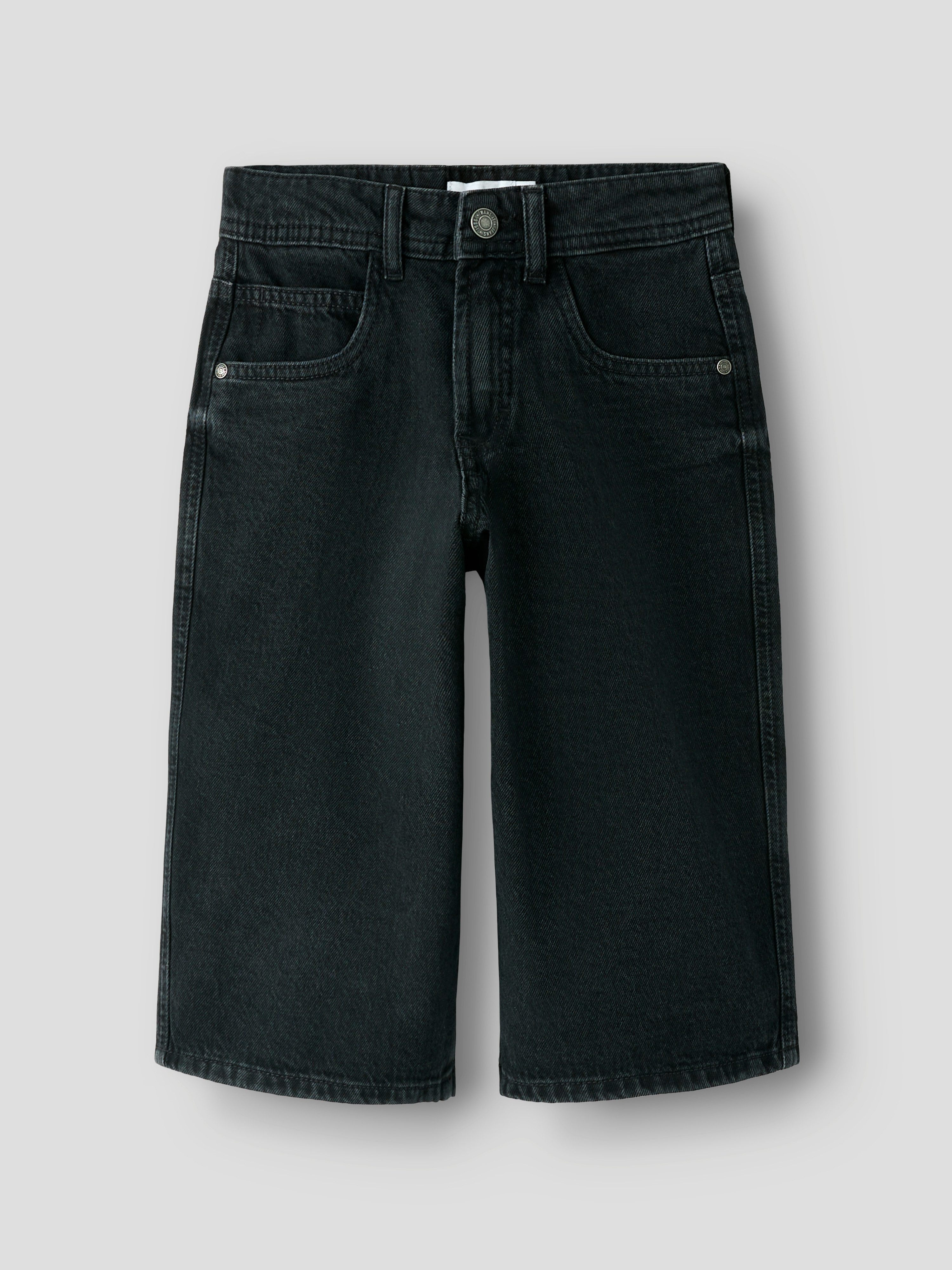 Name It Jeansbermudas NKMBEN X-SKATER DNM JORTS 7850-RM LNOOS Baumwolle, starker Used Look, Skater Fit