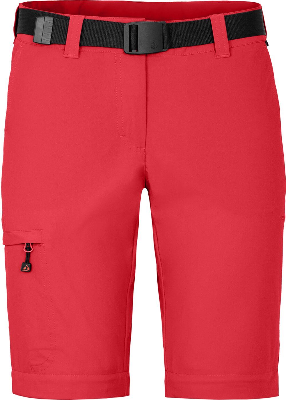 Bergson Zipp-Off Damen (slim) pink pflegeleicht, BENNETT Wanderhose, Zip-off-Hose vielseitig, Kurzgrößen,