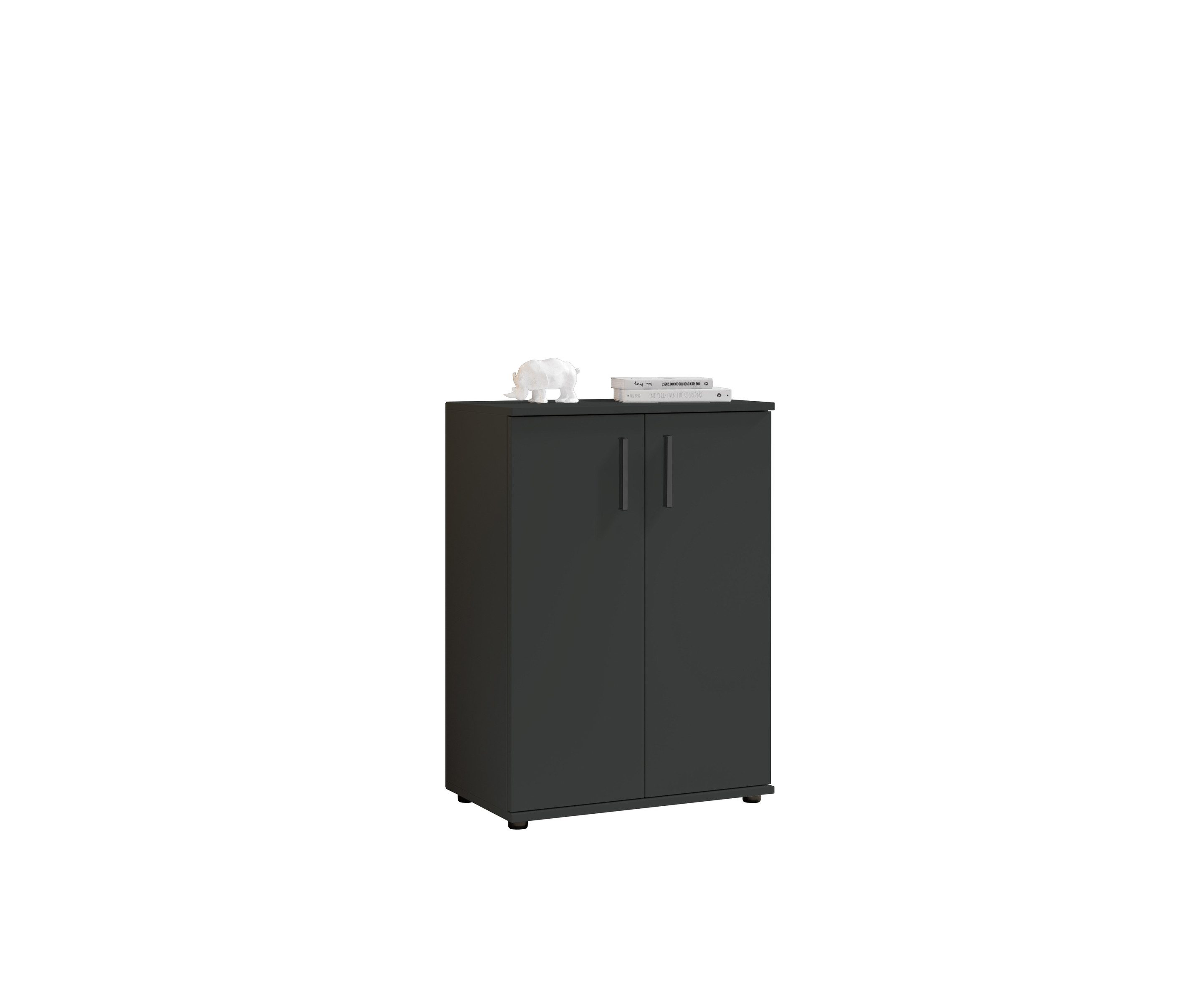 Bega Consult Kommode 2 Türen, 1 Boden, anthrazit - 60x83x35cm (BxHxT)