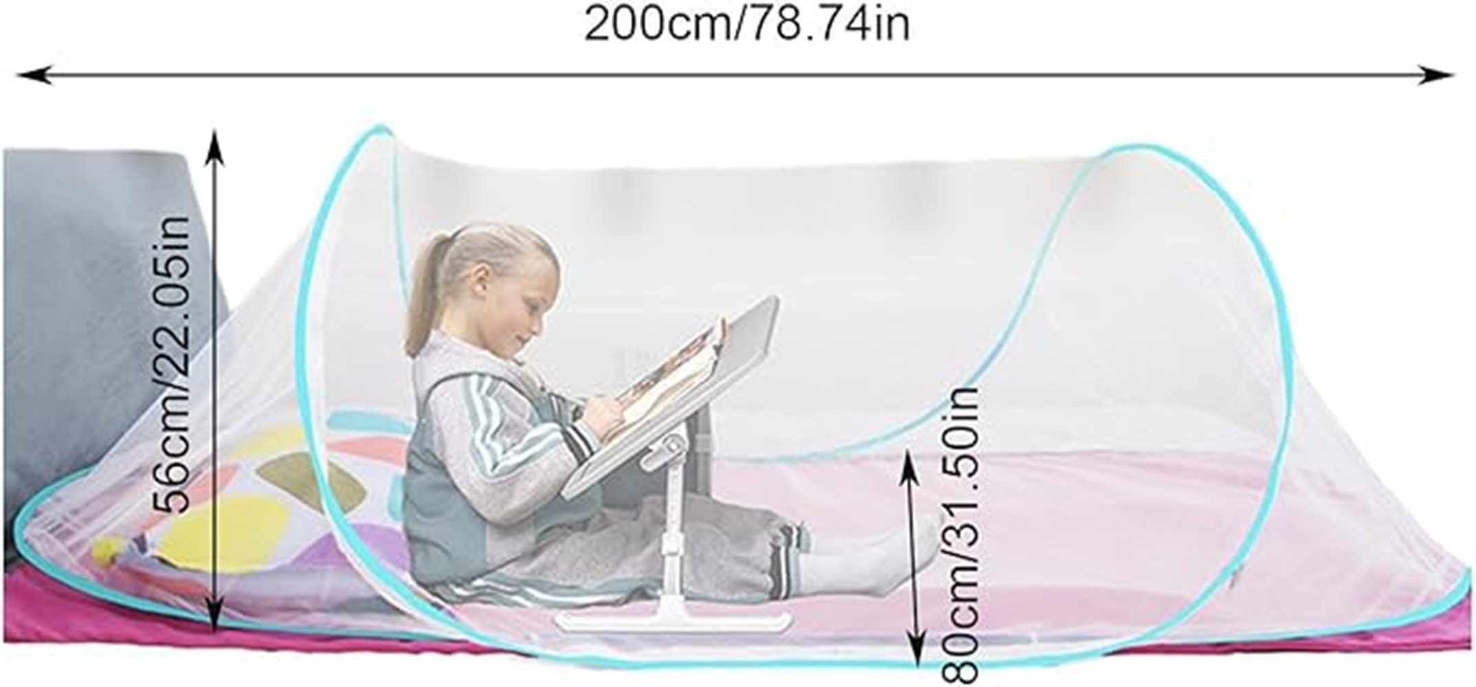 XDeer Moskitonetz Moskitonetz-Zelt,Faltbares Moskitonetz Für Einzelbett,Ort günstig online kaufen