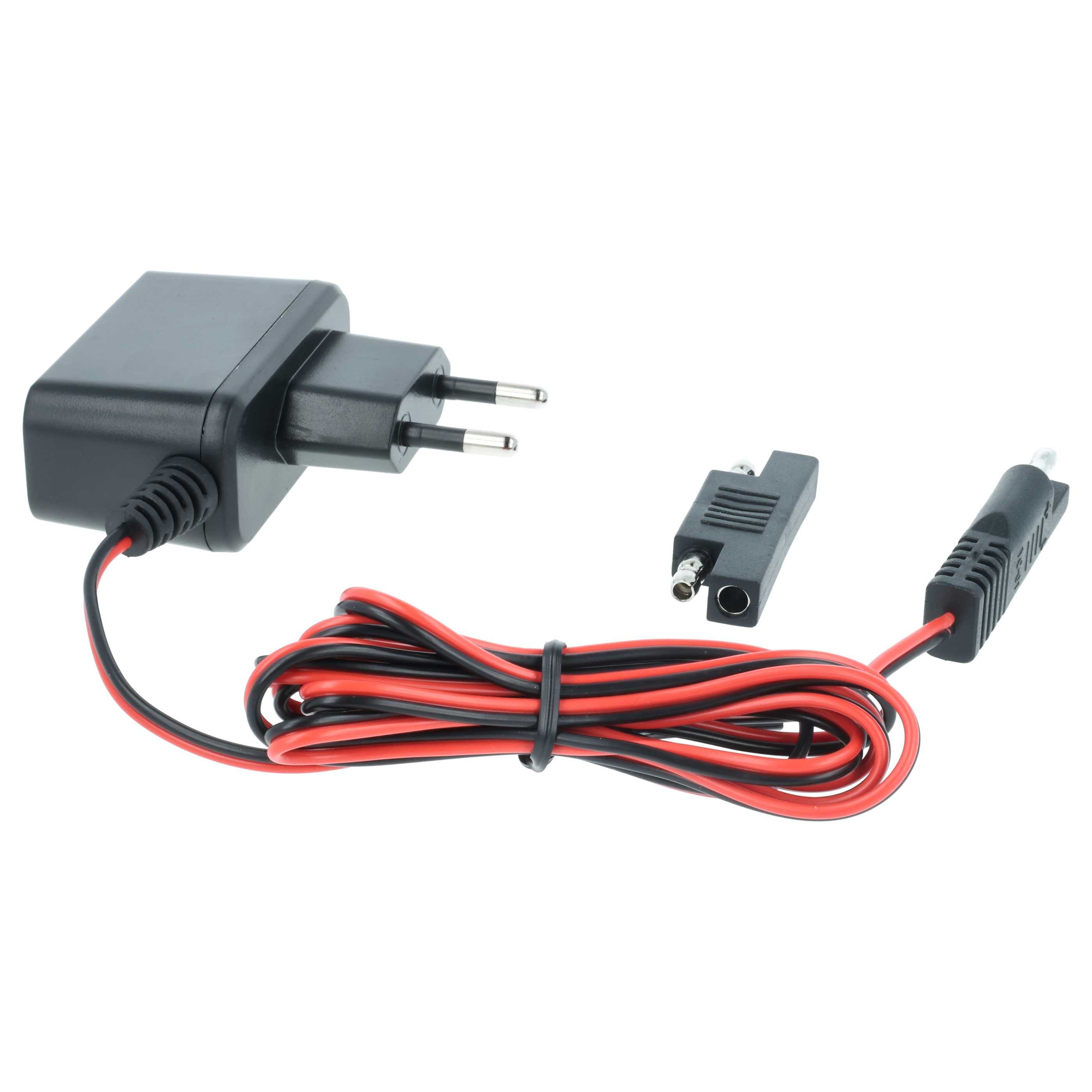 vhbw passend für Sabo Rasenmäher Batterie-Ladegerät (Ladekabel für Starter Batterien in Rasenmähern mit Elektrostart) – Bild 4 von 5